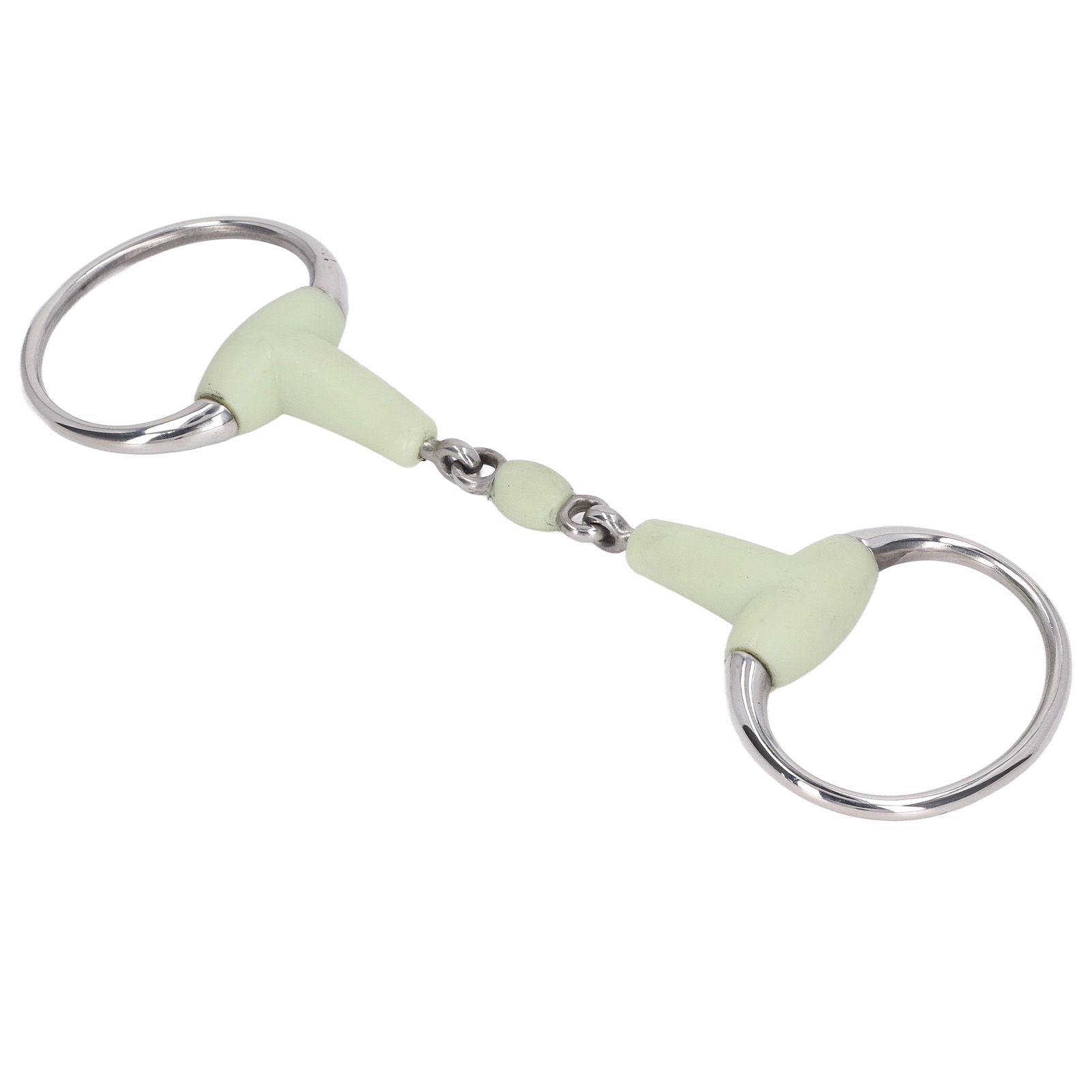 Horse Snaffle Bit Stainless Steel Horse Snaffle Roller Garden Breeding Mouth view 7