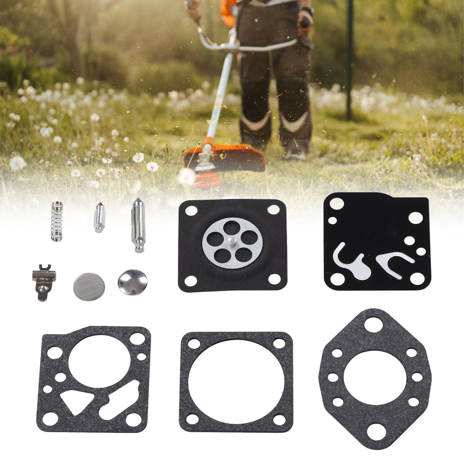 Chainsaw Carburetor Gasket Kit for Tillotson RK13HU RK14HU HU Models for Stihl view 12