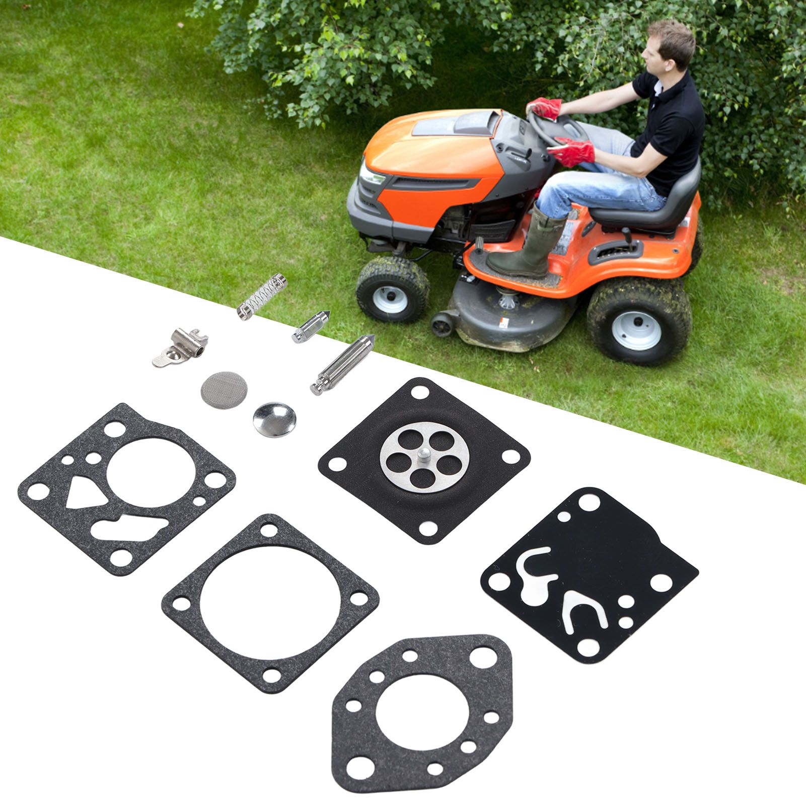 Chainsaw Carburetor Gasket Kit for Tillotson RK13HU RK14HU HU Models for Stihl view 15
