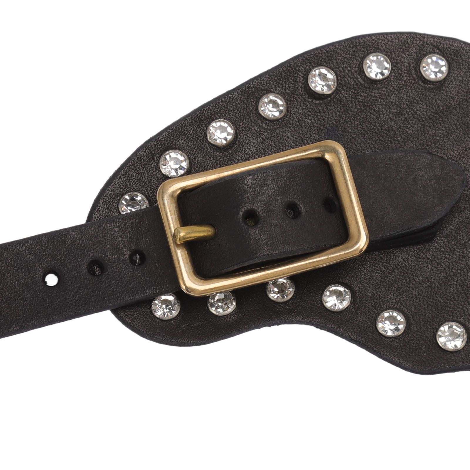 1Pair Spur Strap Leather Rhinestone Western Vintage Style Horse Riding view 13