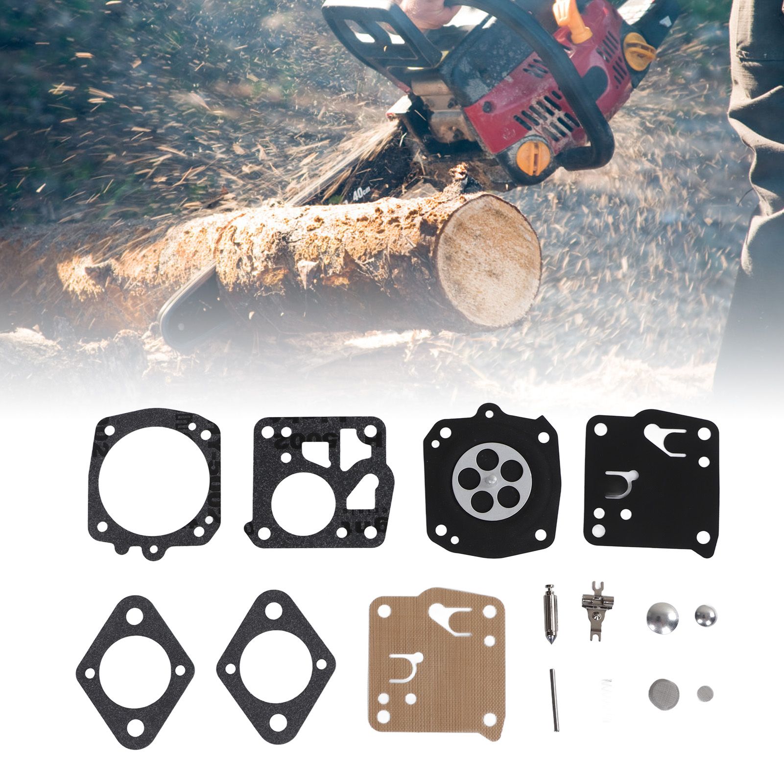 Carburetor Repair Gasket Diaphragm Kits for Tillotson RK 23HS Chainsaw view 11