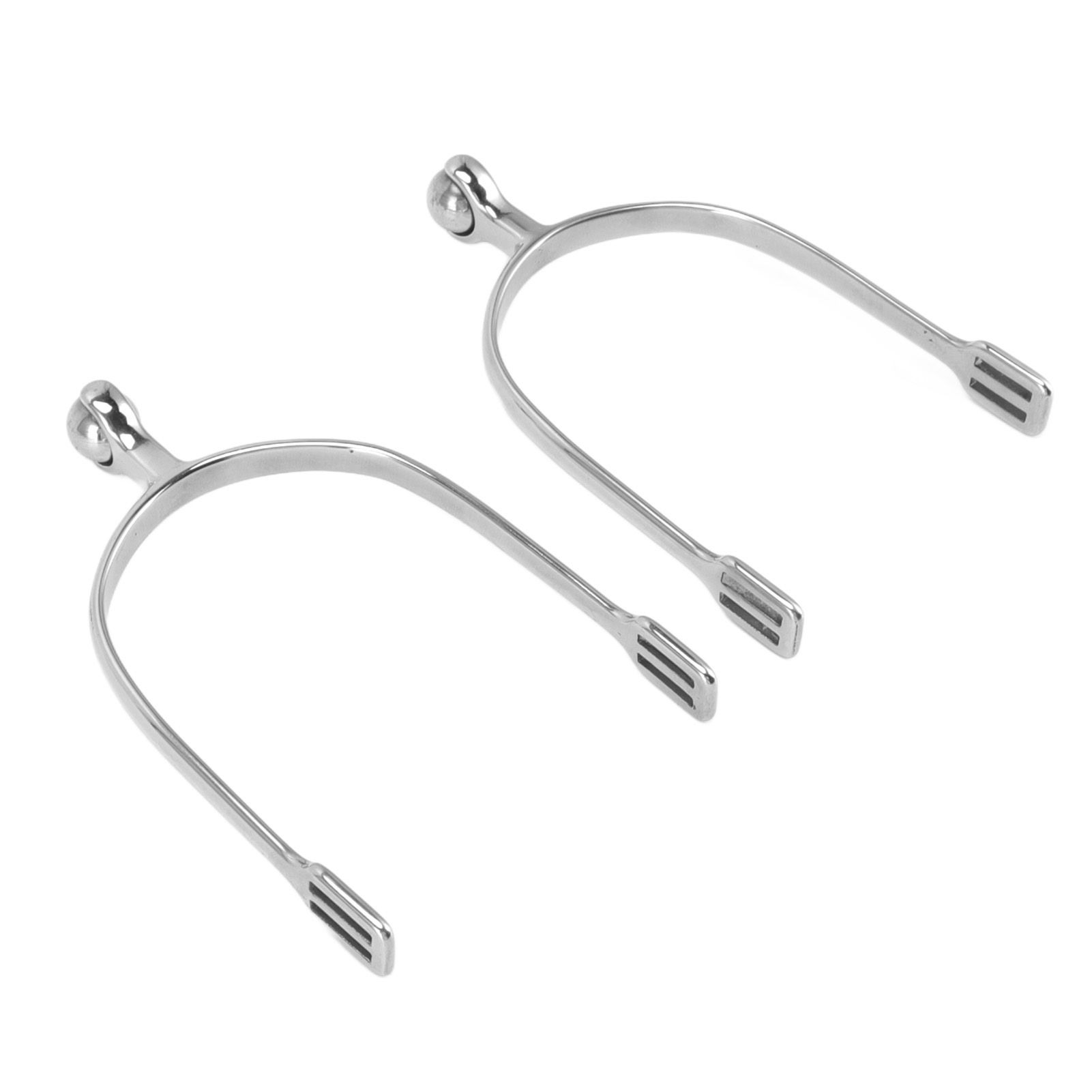 1 Pair Horse Spurs Stainless Steel Western Cowboy Equestrian Boot Spurs for view 6