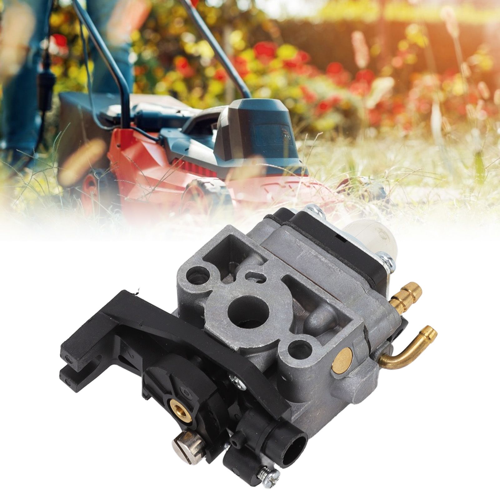 Lawn Mower Carburetor Aluminum Carb Replacemrnt For Husqvarna 531008681 324RX view 11