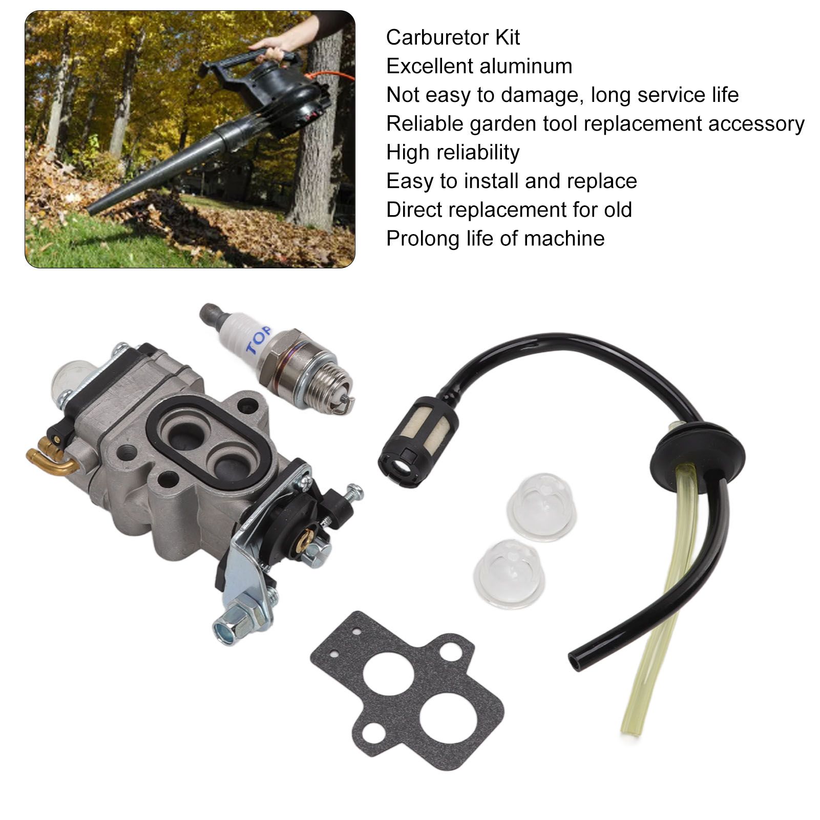 Carburetor for RedMax GZ25N BCZ260TS BCZ2460TS GZ30N Brushcutter Trimmer for view 15