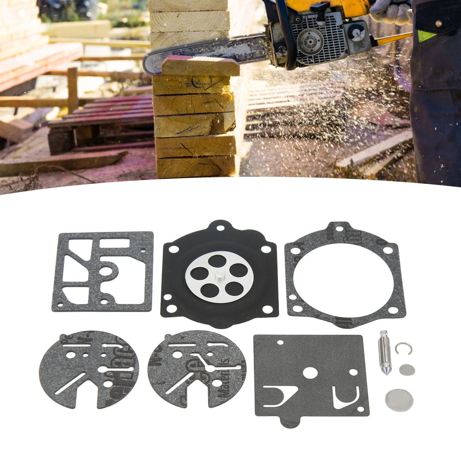 Carburetor Carb Paper Pad Gasket Kits for Walbro K10 HDC Fits for Stihl 015 view 11