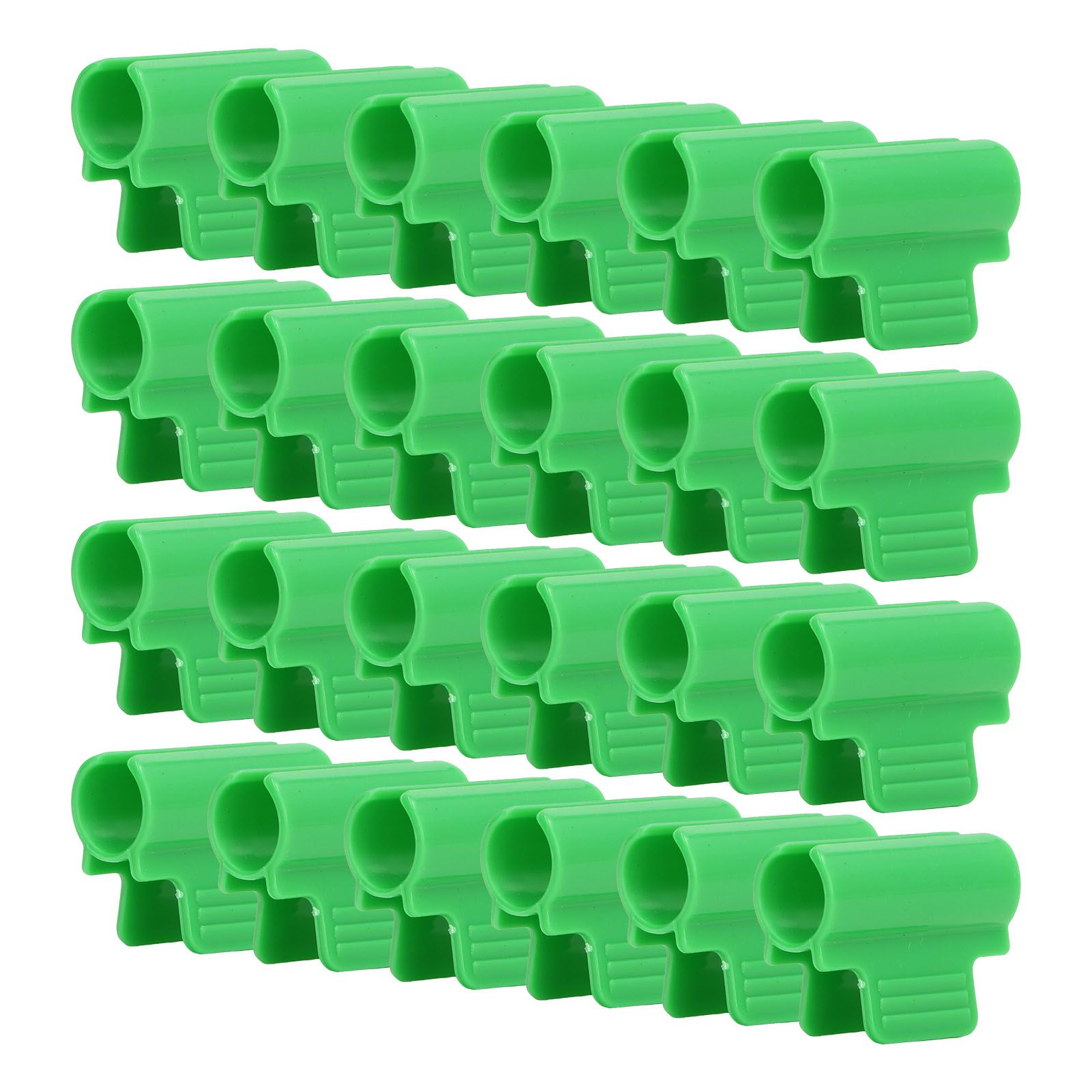 24pcs Greenhouse Clamps Single Head Row Cover Netting Tunnel Hoop Clips Insect — image 1