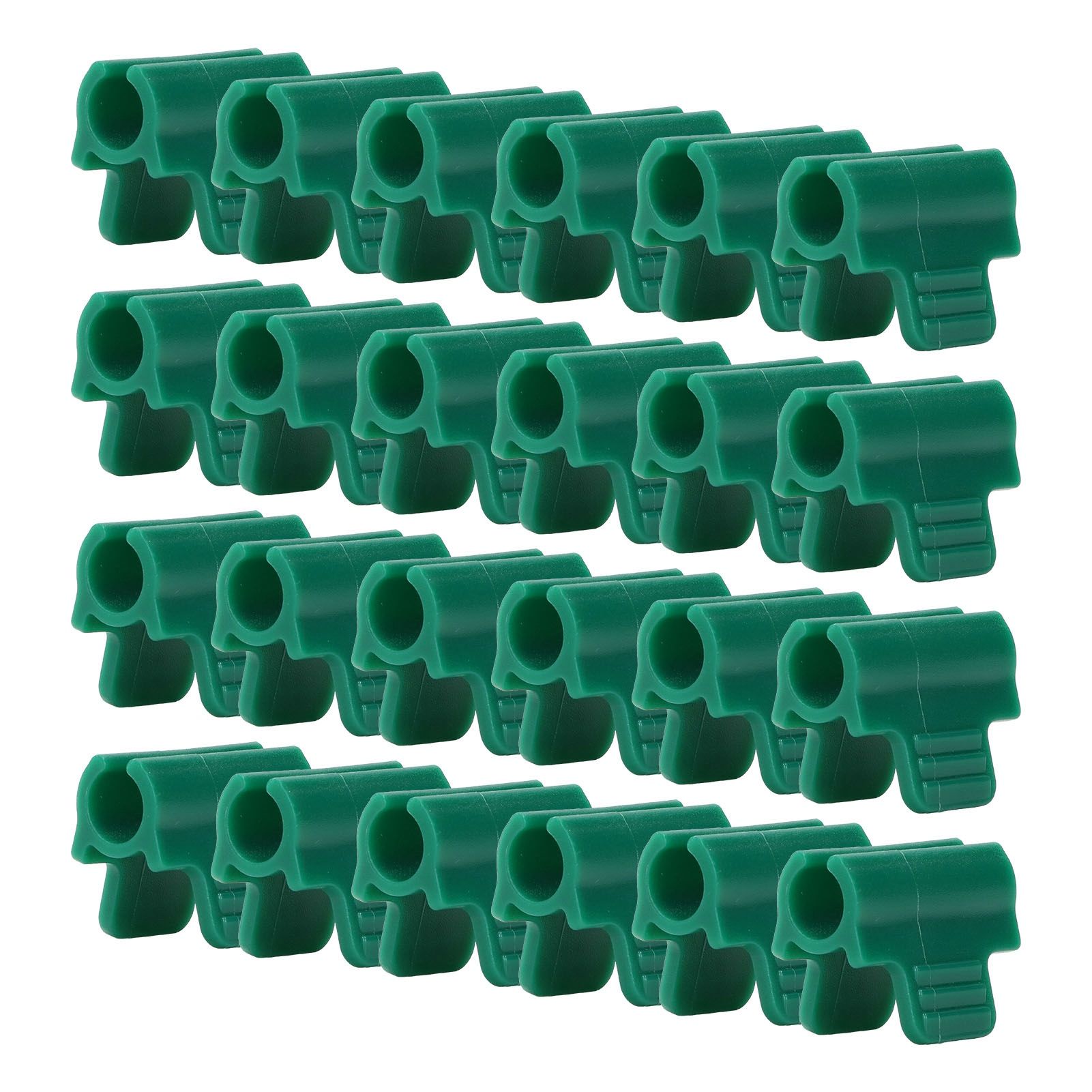 24pcs Greenhouse Clamps Single Head Row Cover Netting Tunnel Hoop Clips Insect — image 1