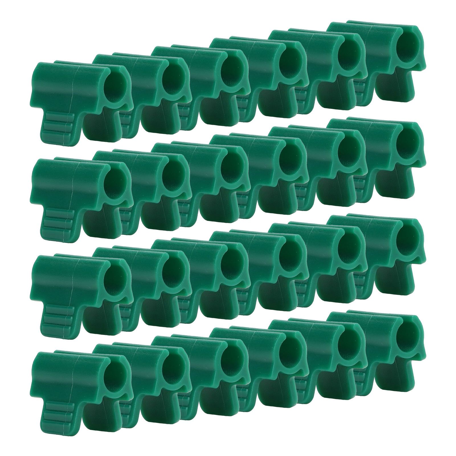 24pcs Greenhouse Clamps Single Head Row Cover Netting Tunnel Hoop Clips Insect view 2