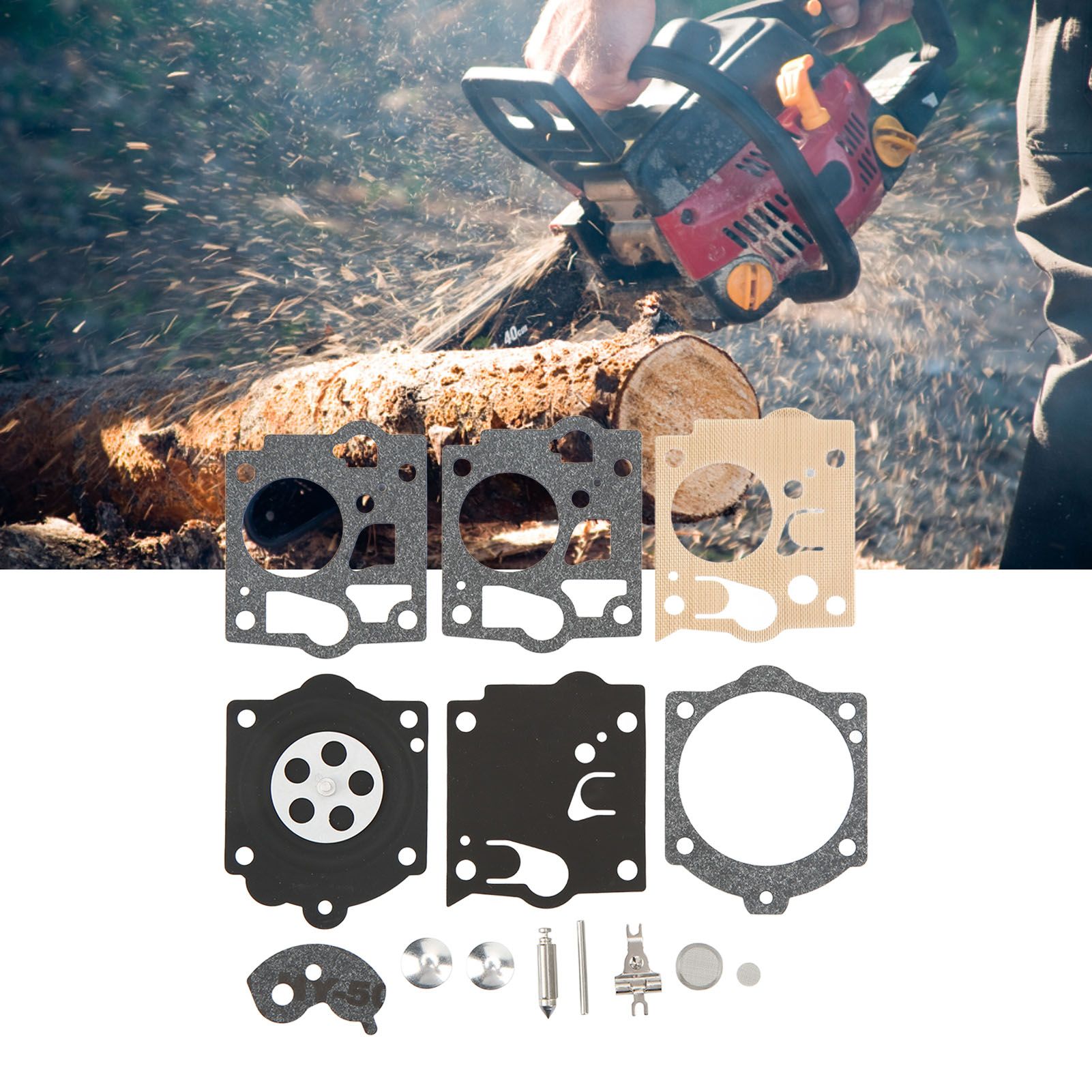 Carburetor Gasket Kit for McCulloch PROMAC 700 8200 PM 10 1010 K10 SDC Chainsaw view 11