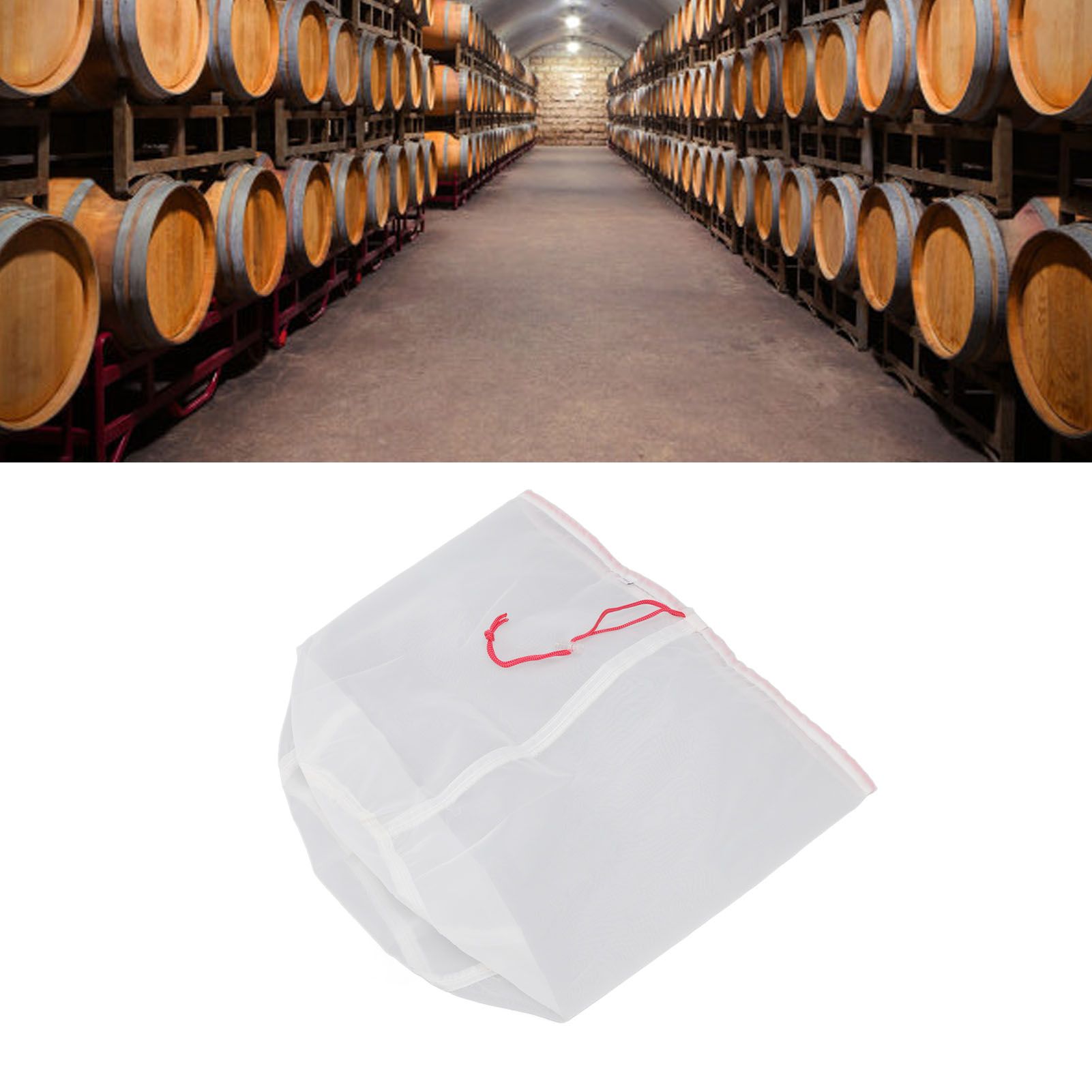 5 Gallons Brew Bags Wine Straining Bag Extra Fine Mesh for Homebrewing Milk view 12