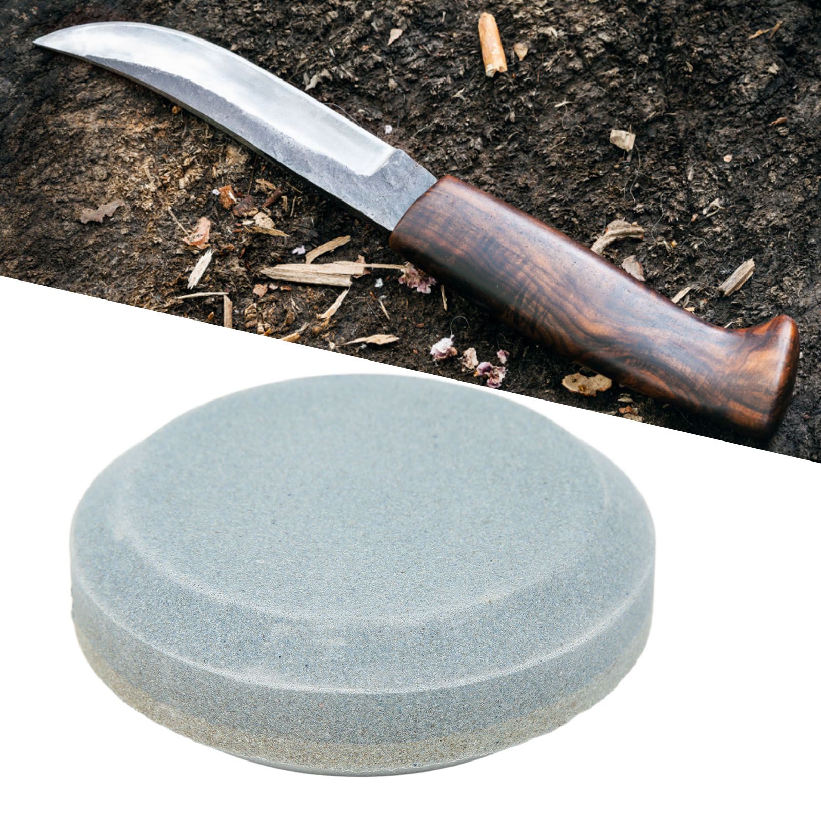 Double Sided Knife Sharpener Multifunctional Round Shape Knife Sharpening view 12