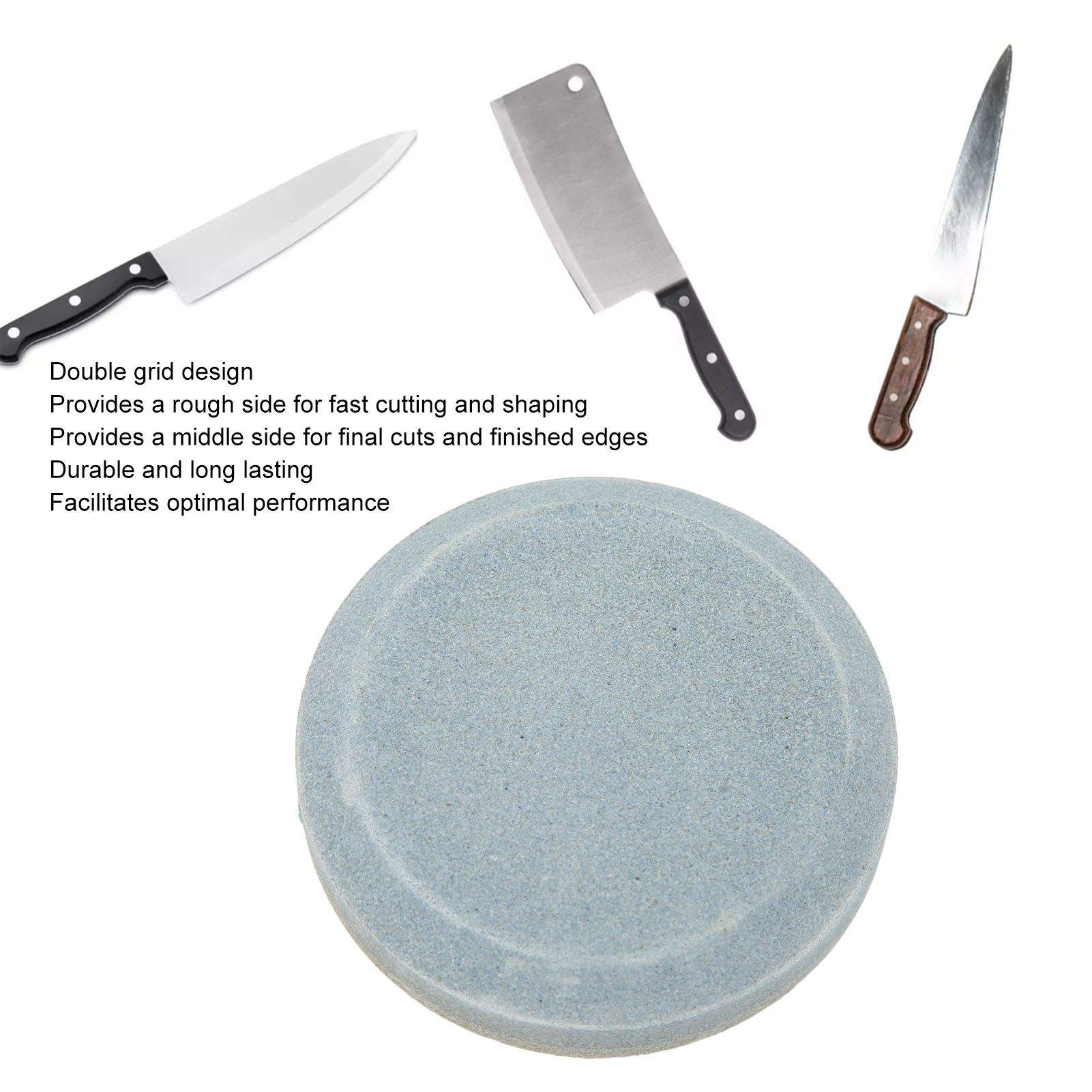 Double Sided Knife Sharpener Multifunctional Round Shape Knife Sharpening view 15