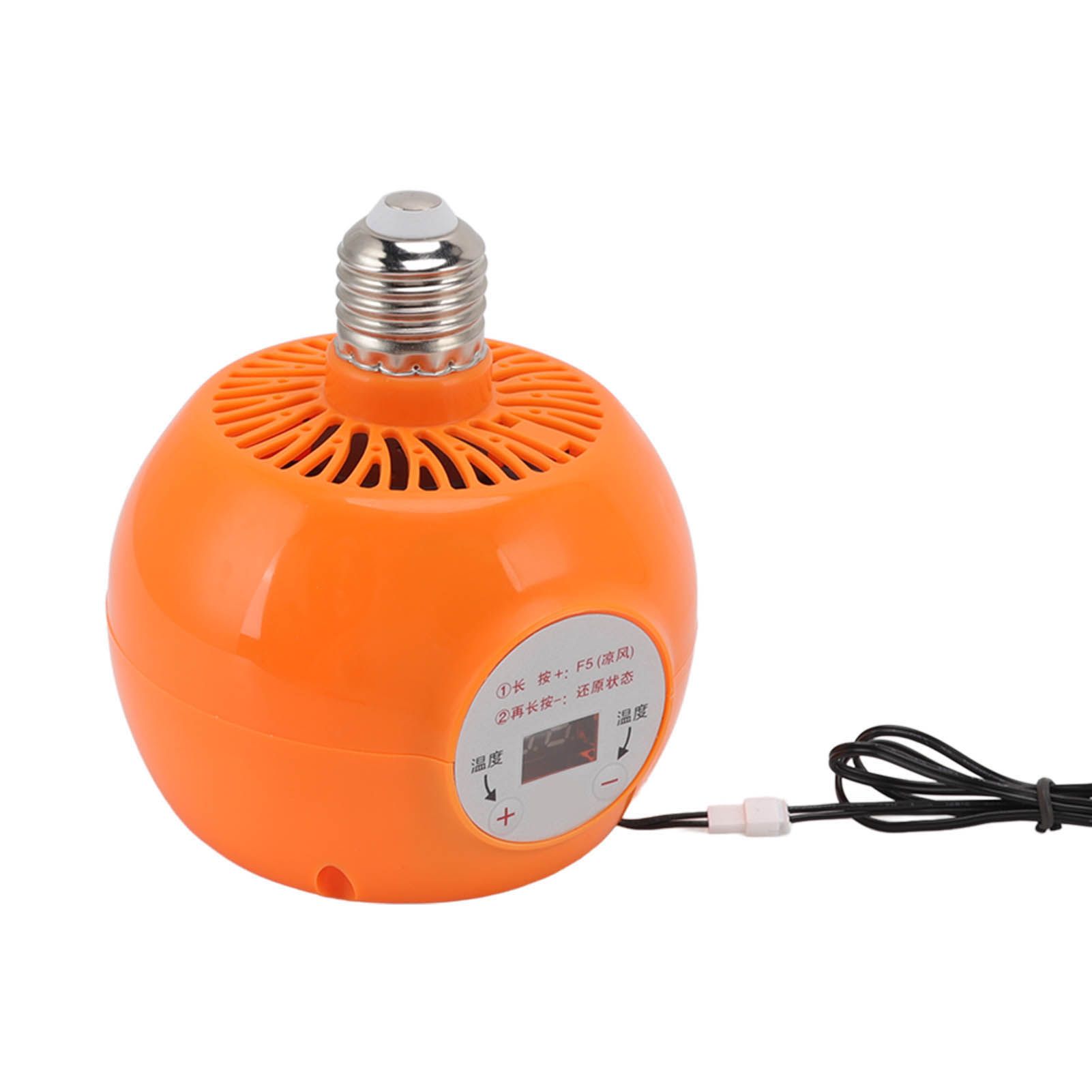 E27 Heating Lamp Auto Constant Temp Adjustable Poultry Heater Lamp for Rabbits view 3