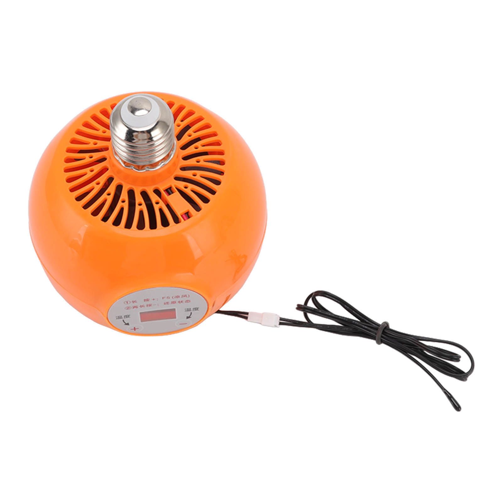 E27 Heating Lamp Auto Constant Temp Adjustable Poultry Heater Lamp for Rabbits view 4