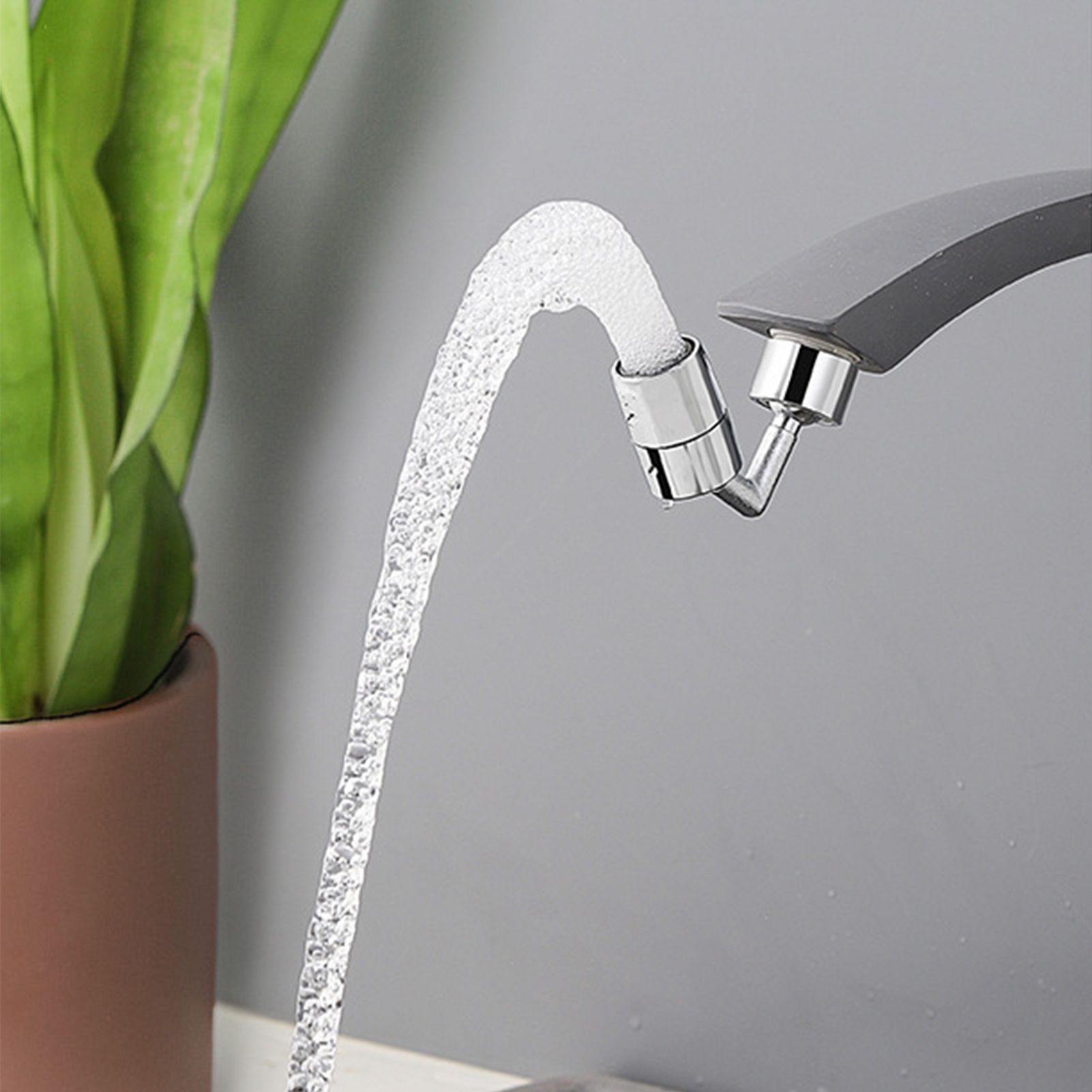 Plastic Faucet Extender 360 Degree Universal Rotating Splashing Proof Tap view 3