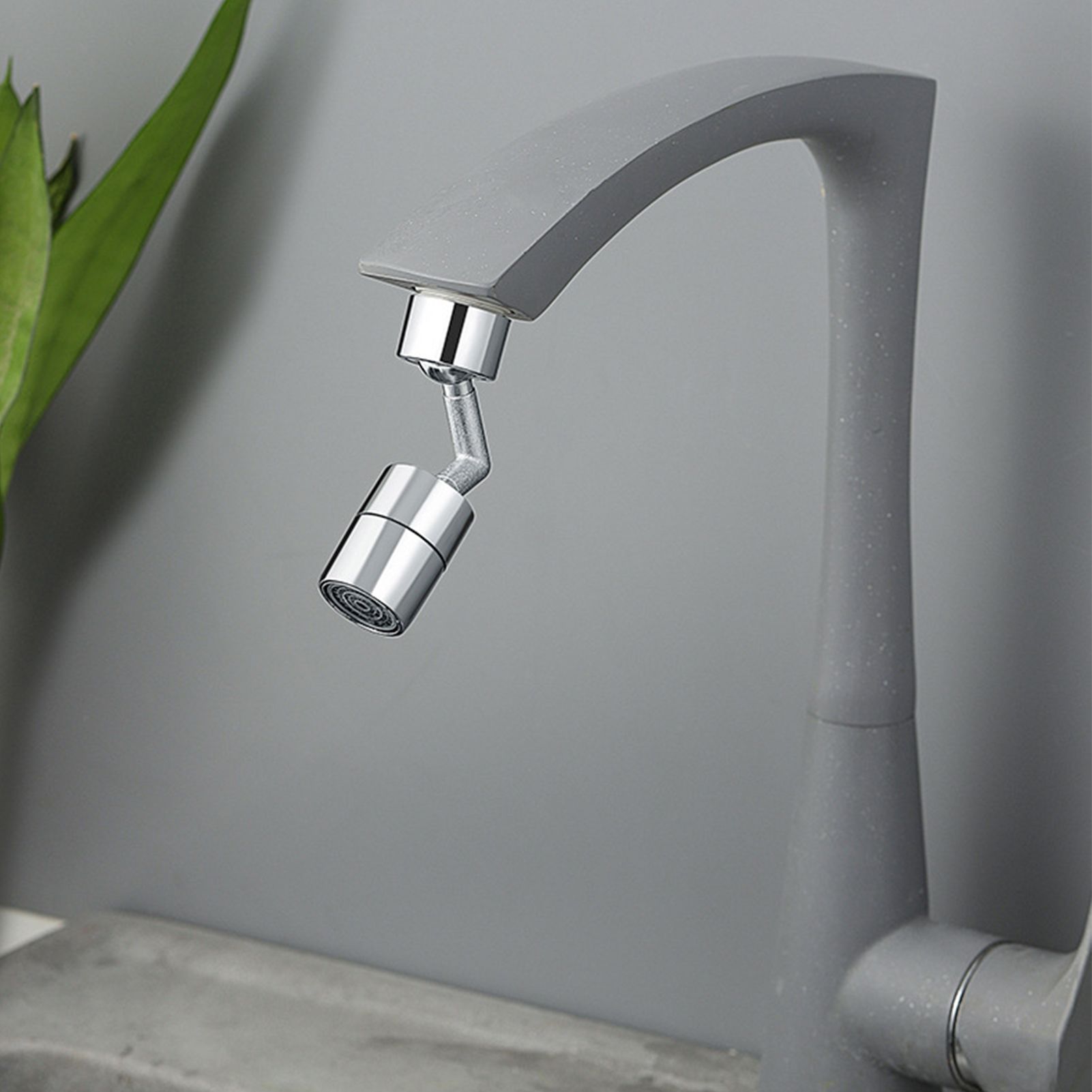 Plastic Faucet Extender 360 Degree Universal Rotating Splashing Proof Tap view 5