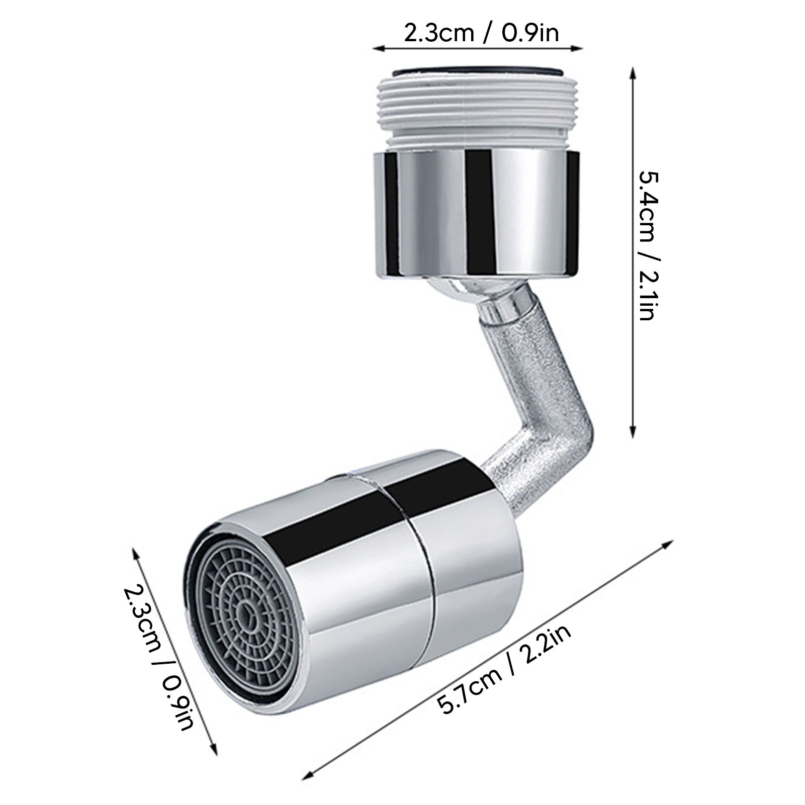 Plastic Faucet Extender 360 Degree Universal Rotating Splashing Proof Tap view 6