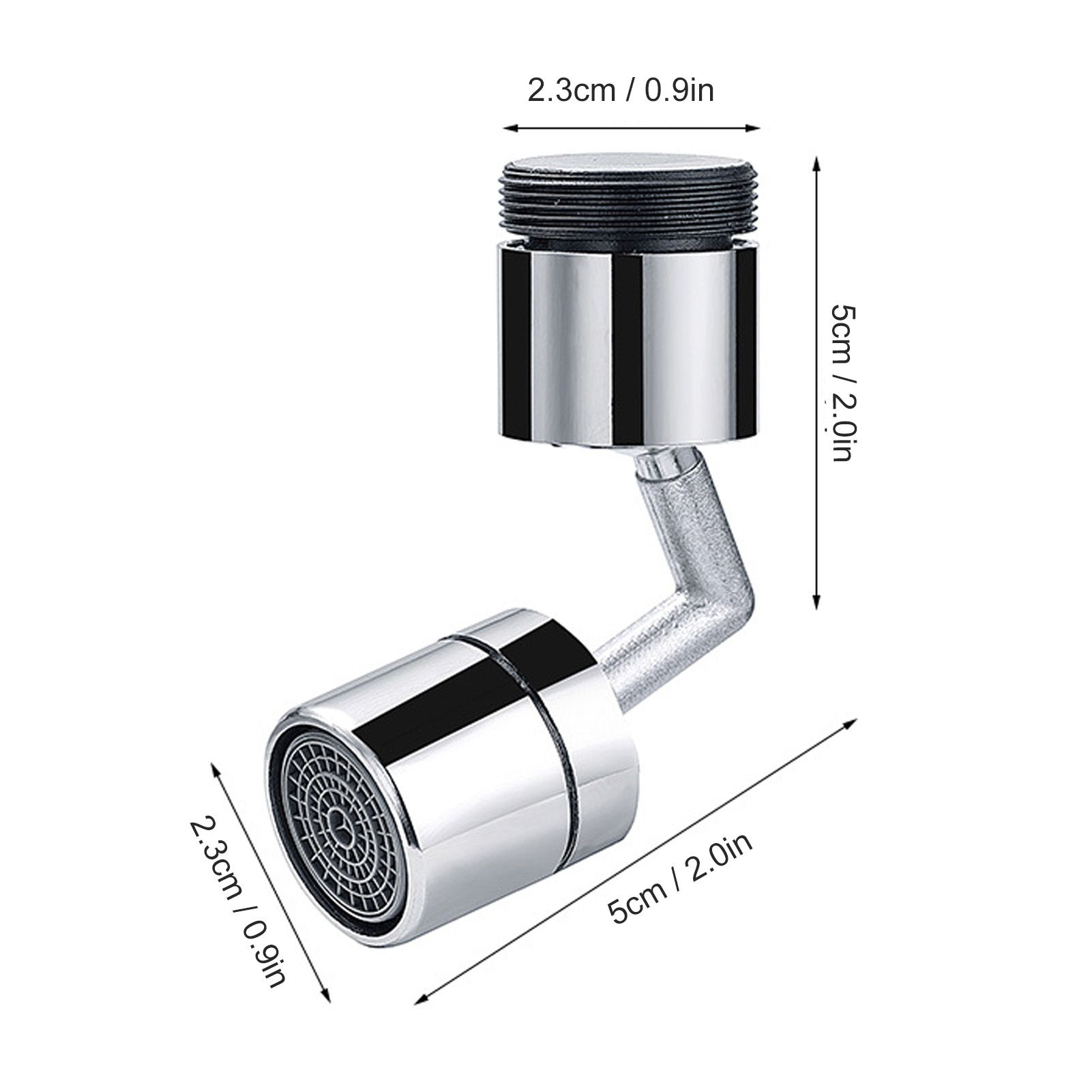 Universal 360 Degree Swivel Faucet Extender All Copper Anti Splash Faucet view 5