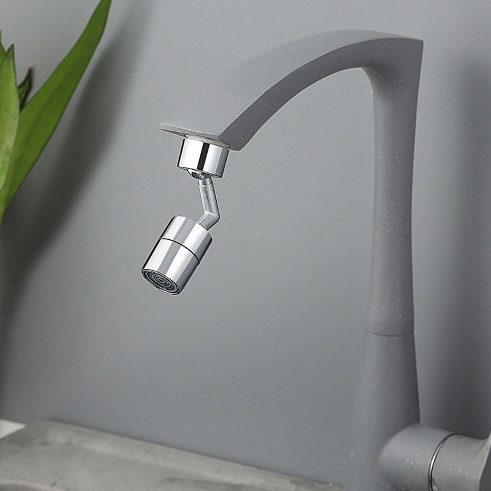 Universal 360 Degree Swivel Faucet Extender All Copper Anti Splash Faucet view 6