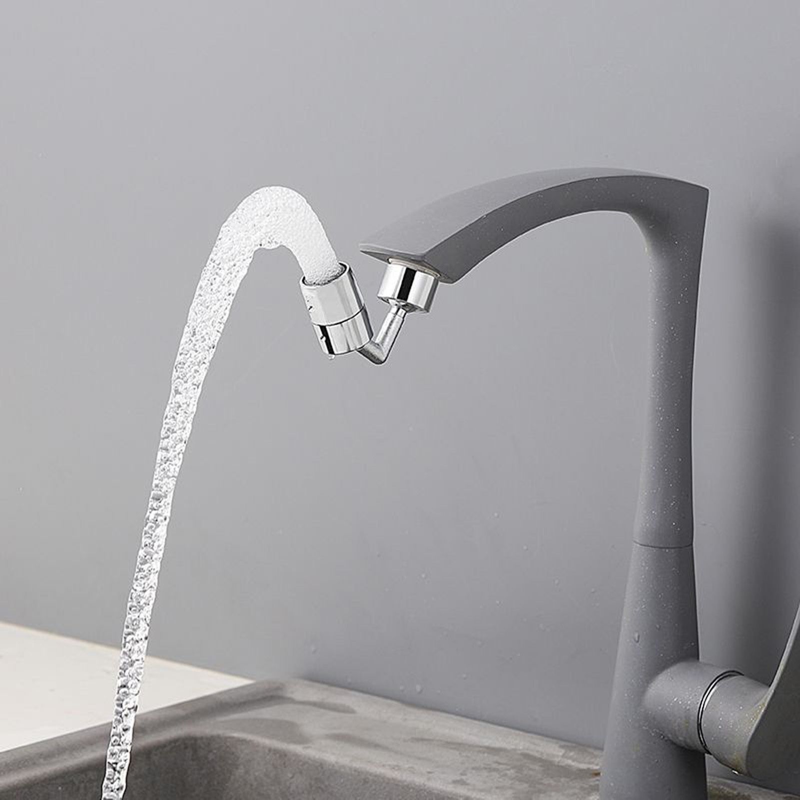 Universal 360 Degree Swivel Faucet Extender All Copper Anti Splash Faucet view 12