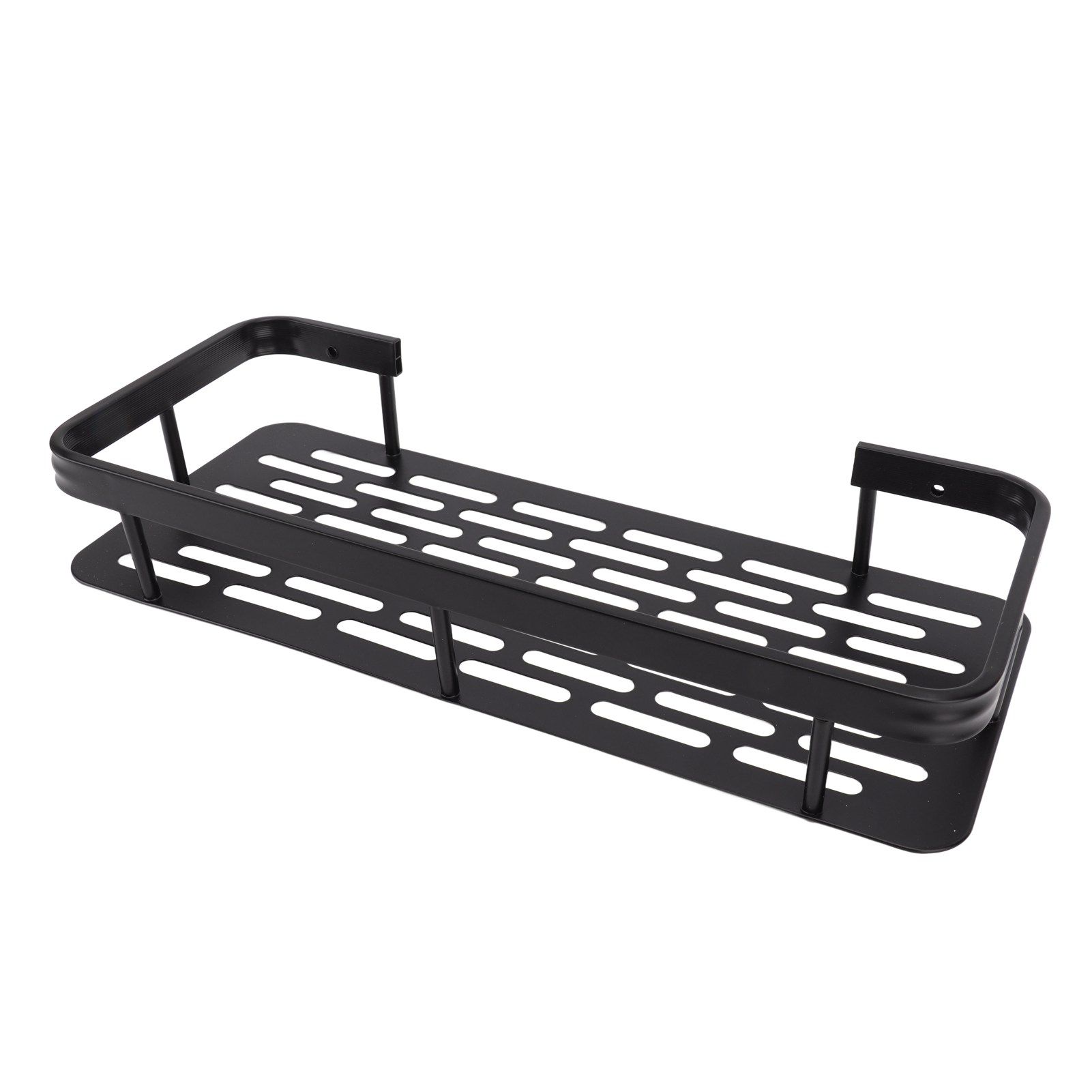 Shower Caddy Single Tier Durable Aluminium Rustproof Sticker Installation view 3