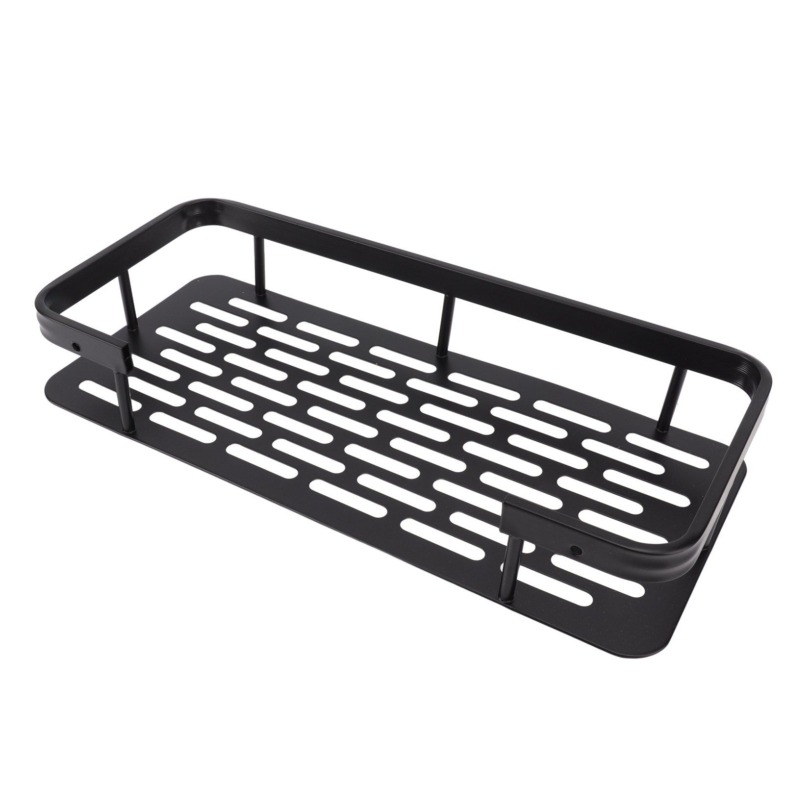 Shower Caddy Single Tier Durable Aluminium Rustproof Sticker Installation view 8