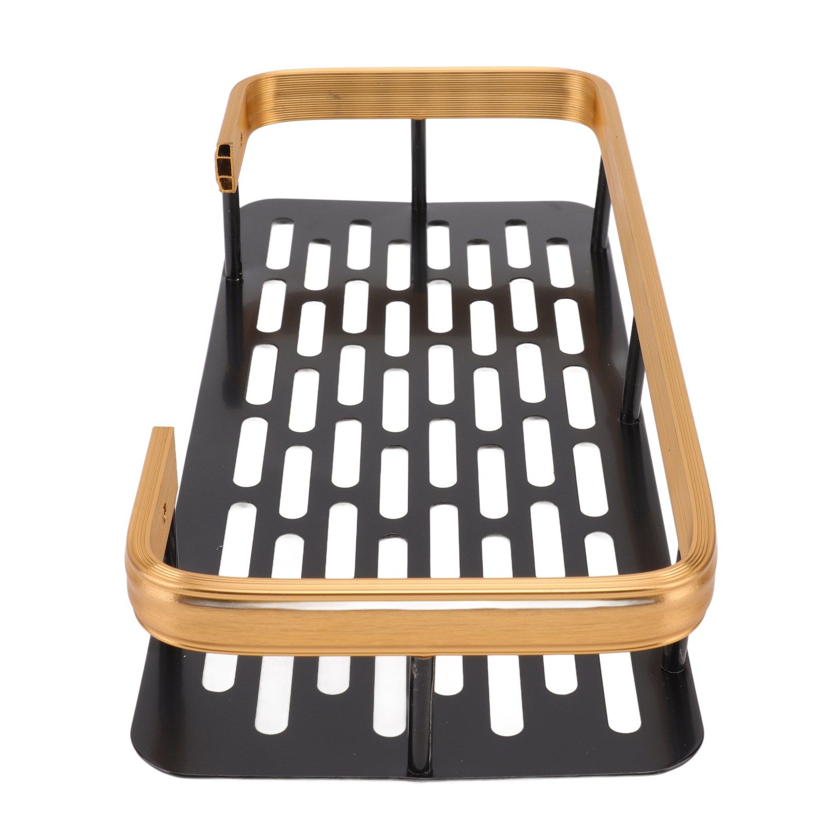Shower Caddy Single Tier Durable Aluminium Rustproof Sticker Installation view 5