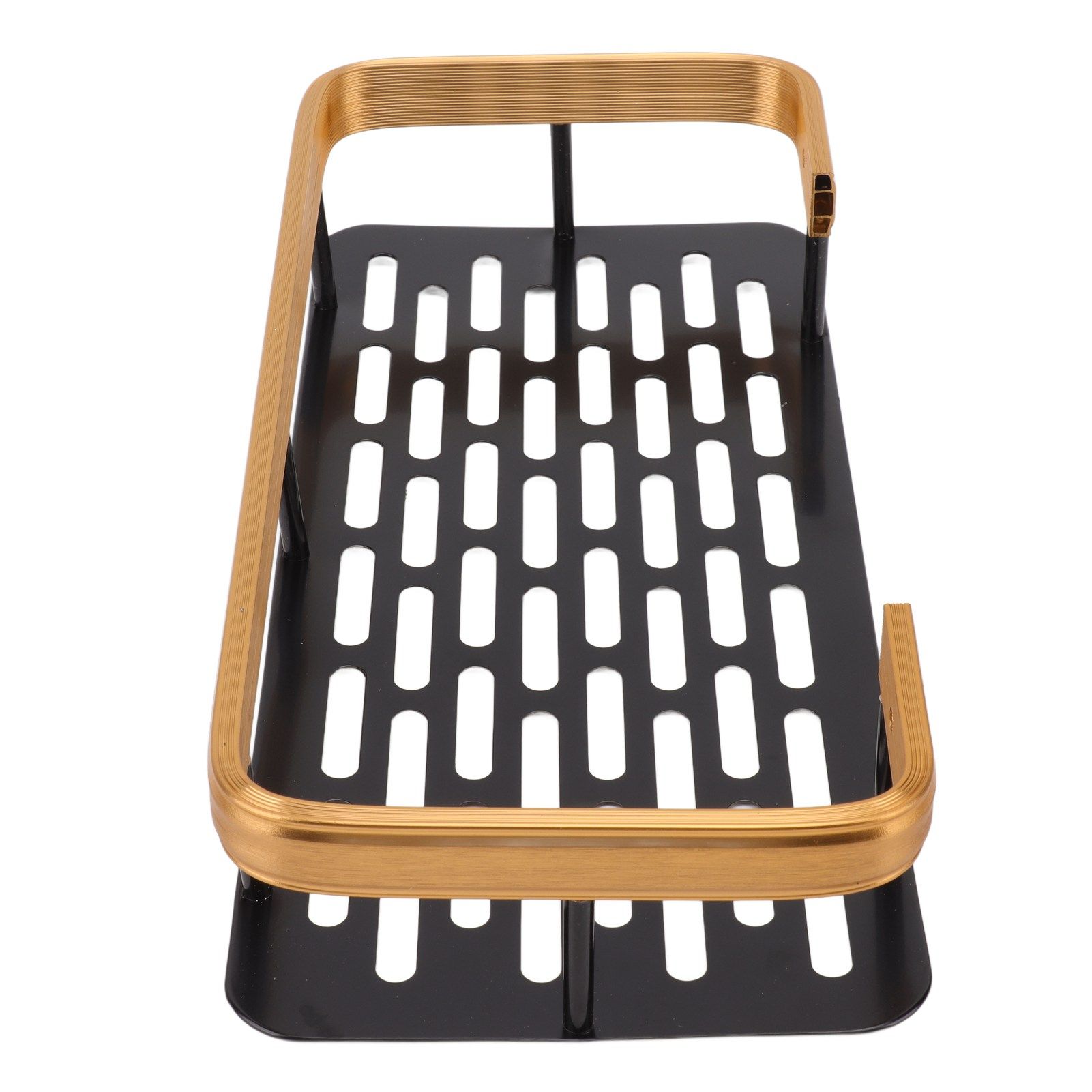 Shower Caddy Single Tier Durable Aluminium Rustproof Sticker Installation view 7