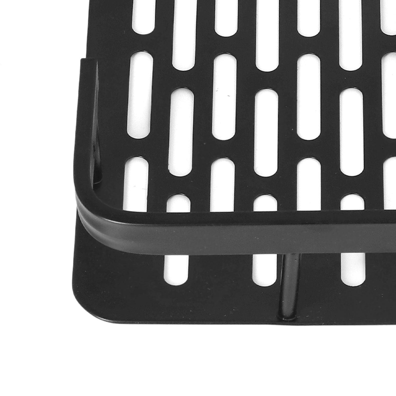 Shower Caddy Double Layer Rectangle Shape Space Saving Aluminum Punching Free view 15