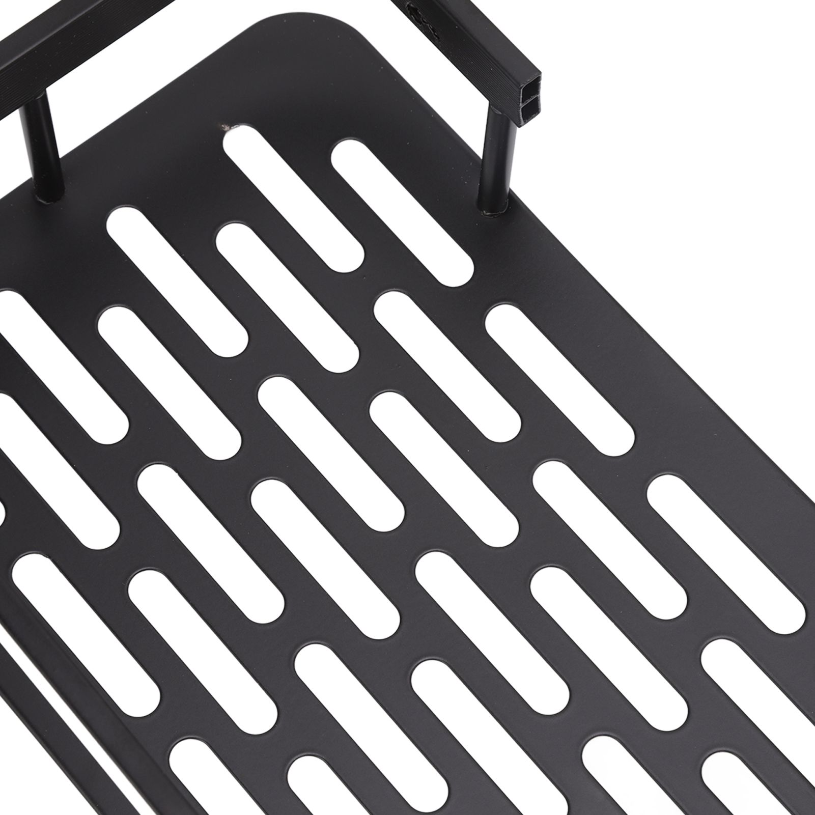 Shower Storage Rack 3 Layers Punch Free Rectangle Aluminum Shower Shelf Basket view 14