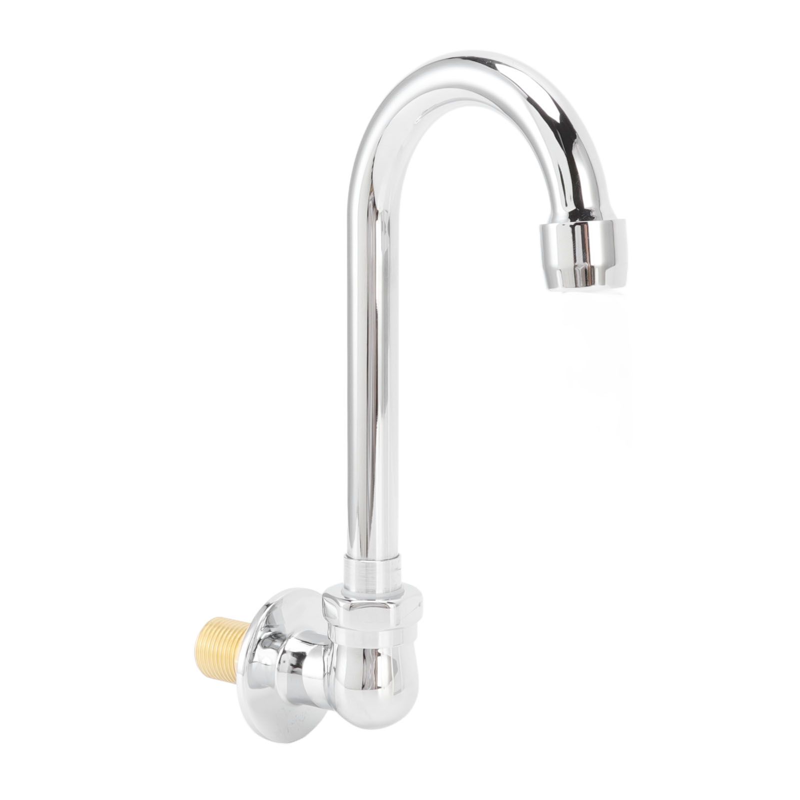 Foot Pedal Faucet Stainless Steel G1/2 Thread Wall Mounted Knee Valve Basin view 2