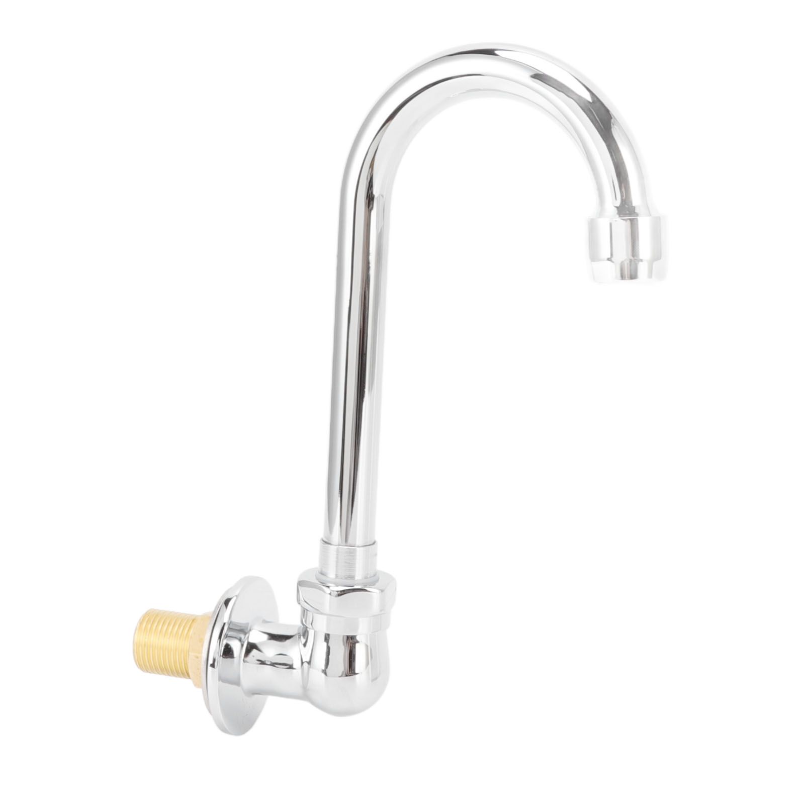 Foot Pedal Faucet Stainless Steel G1/2 Thread Wall Mounted Knee Valve Basin view 4