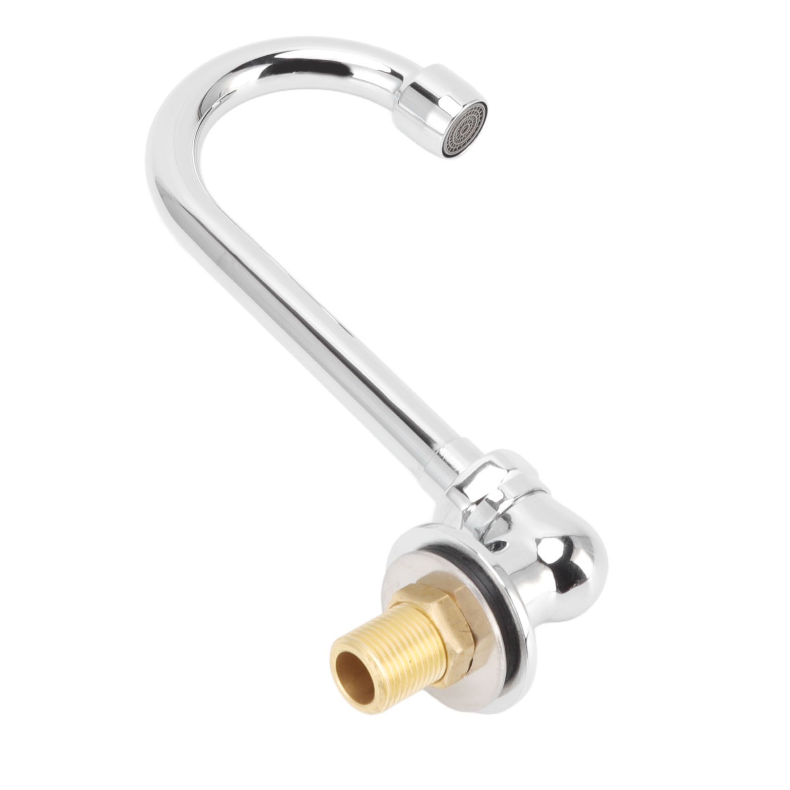 Foot Pedal Faucet Stainless Steel G1/2 Thread Wall Mounted Knee Valve Basin view 5