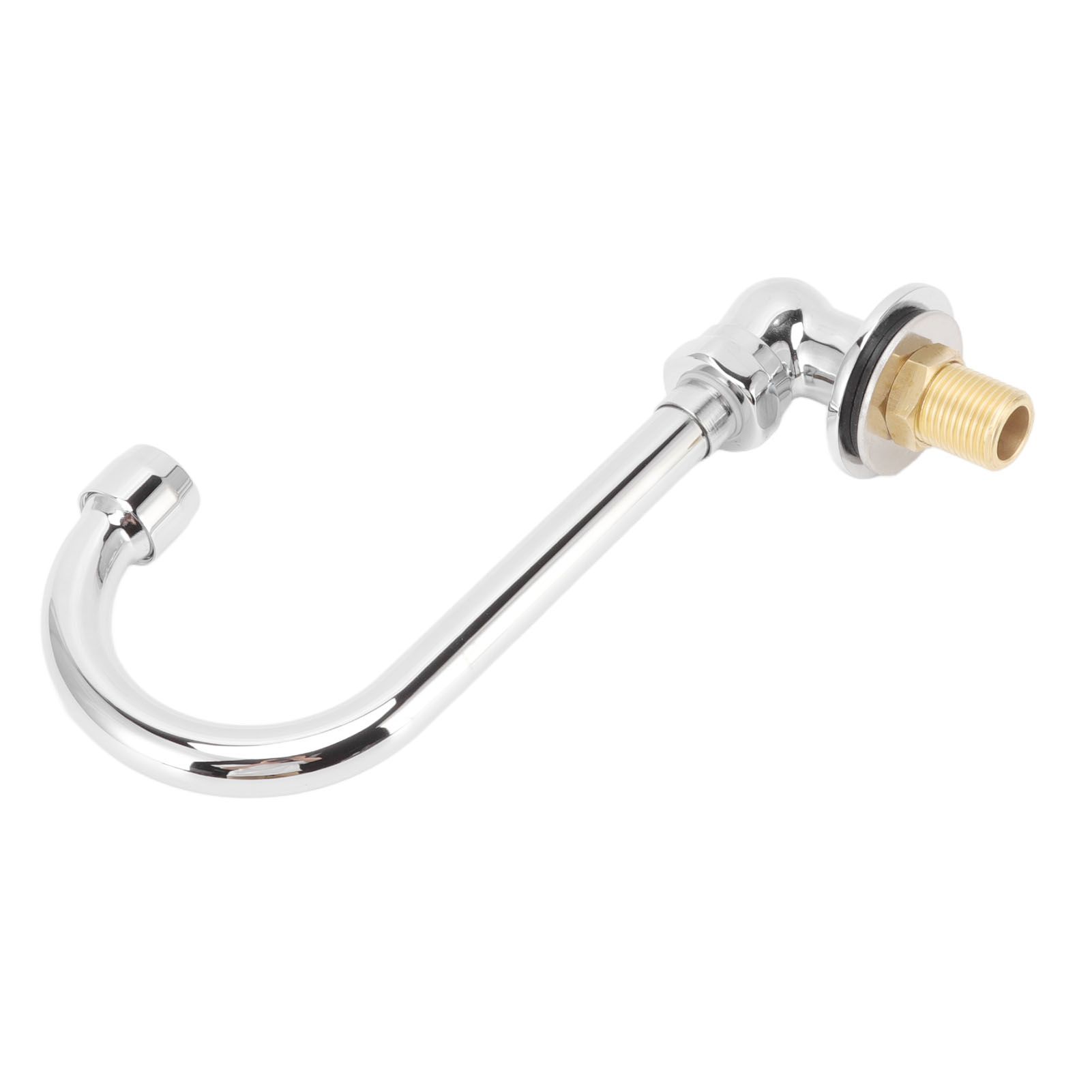 Foot Pedal Faucet Stainless Steel G1/2 Thread Wall Mounted Knee Valve Basin view 9
