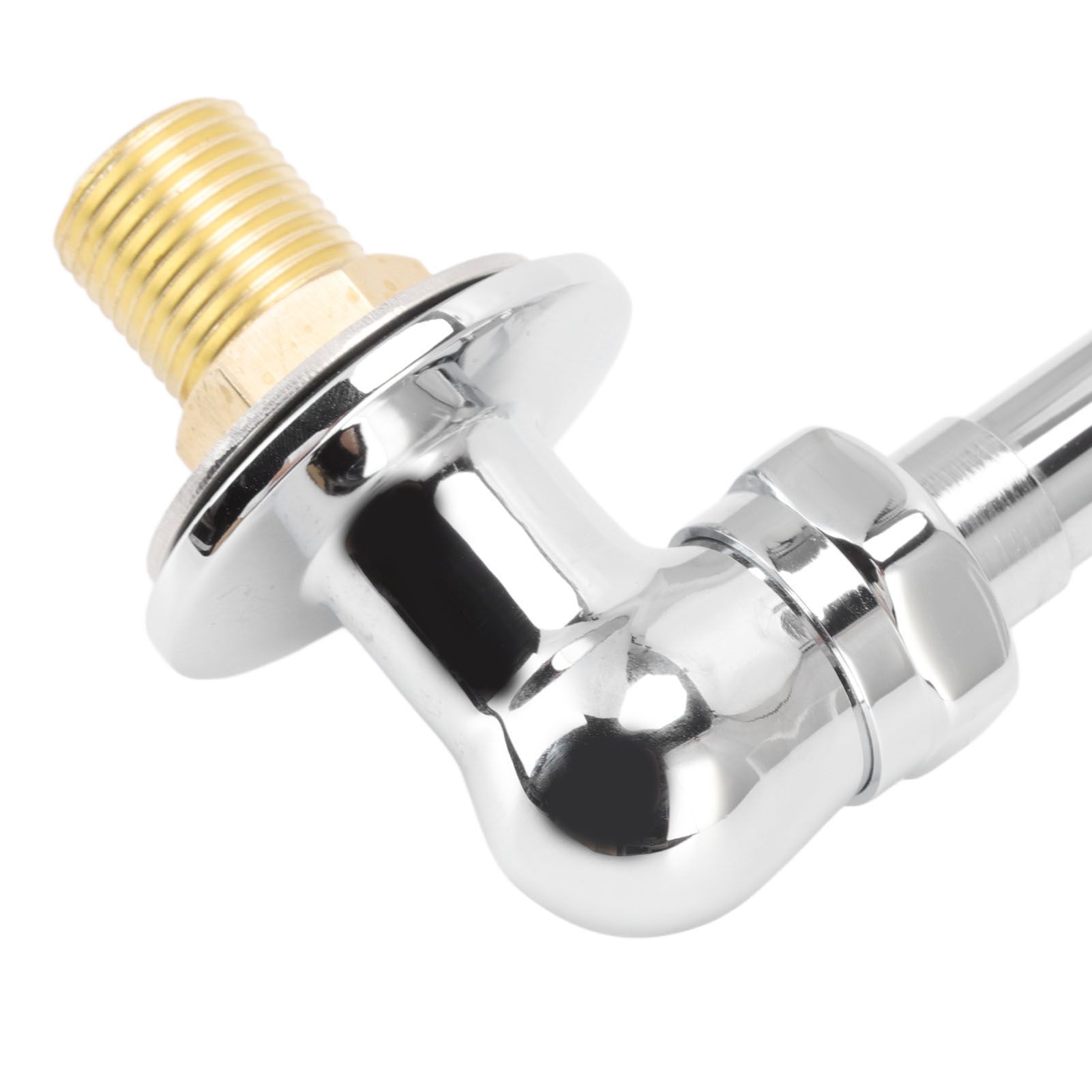 Foot Pedal Faucet Stainless Steel G1/2 Thread Wall Mounted Knee Valve Basin view 14