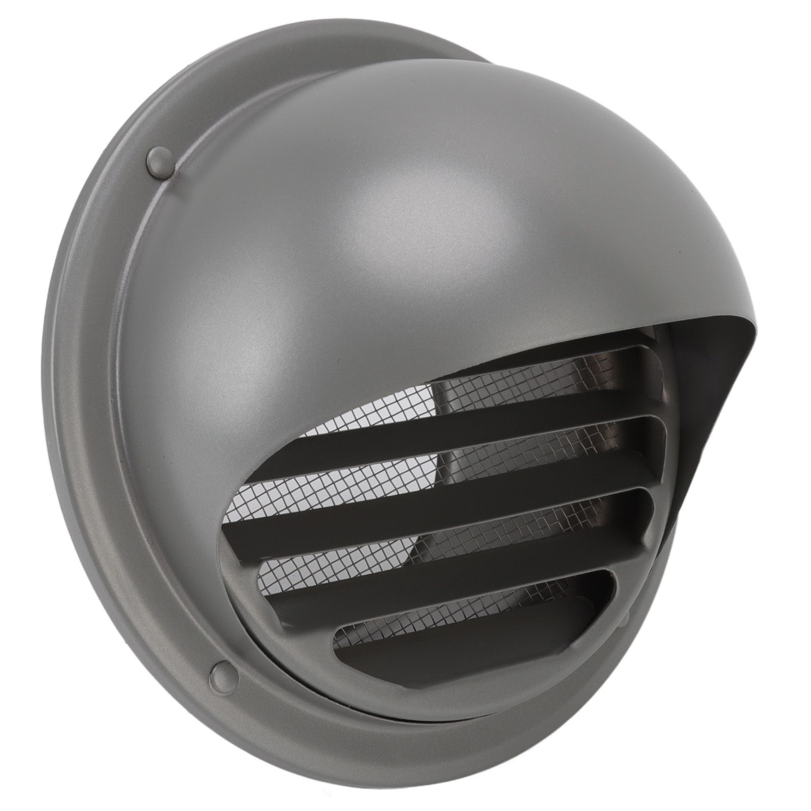Stainless Steel Round Air Vent Louvered Cover Waterproof Windproof External view 2