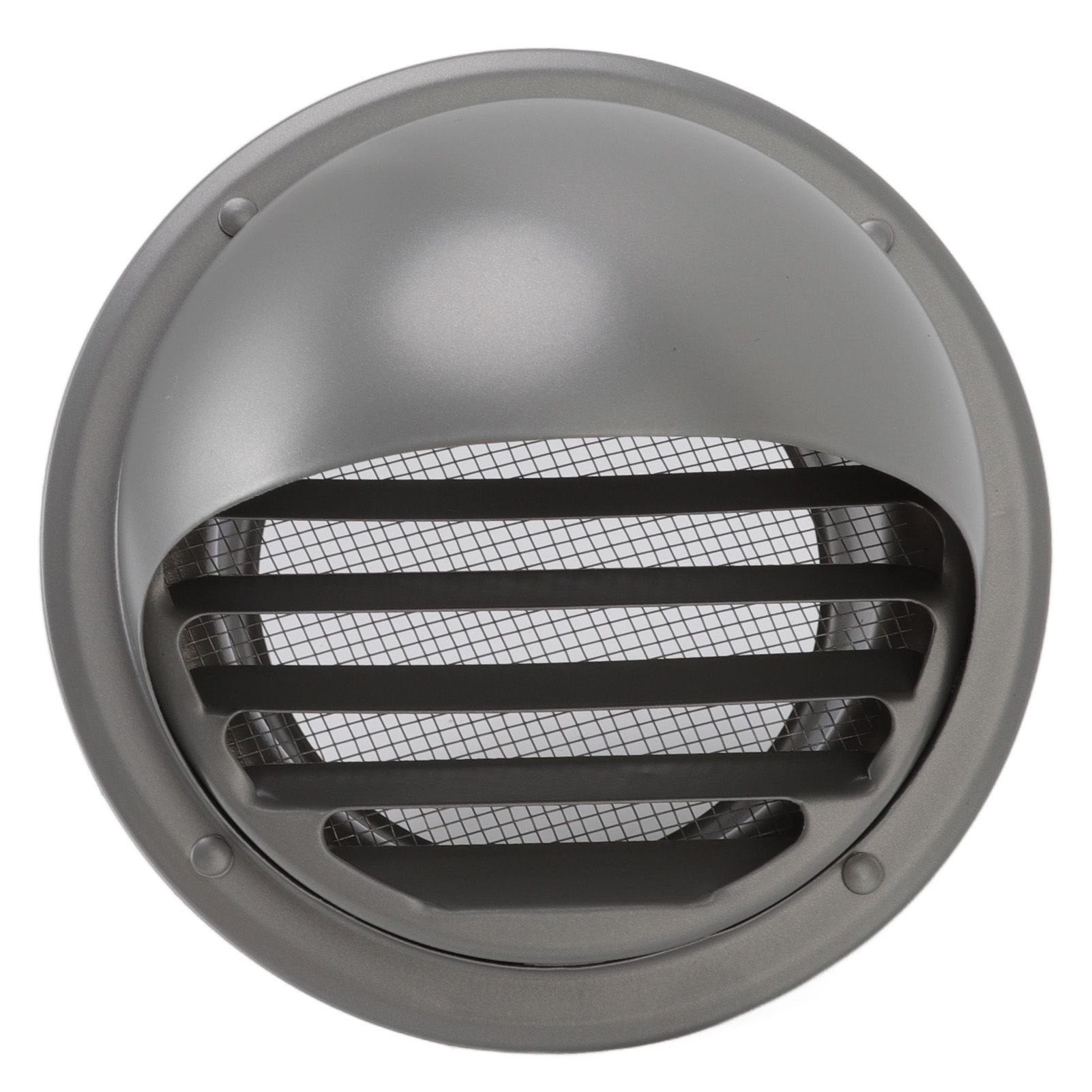 Stainless Steel Round Air Vent Louvered Cover Waterproof Windproof External view 3