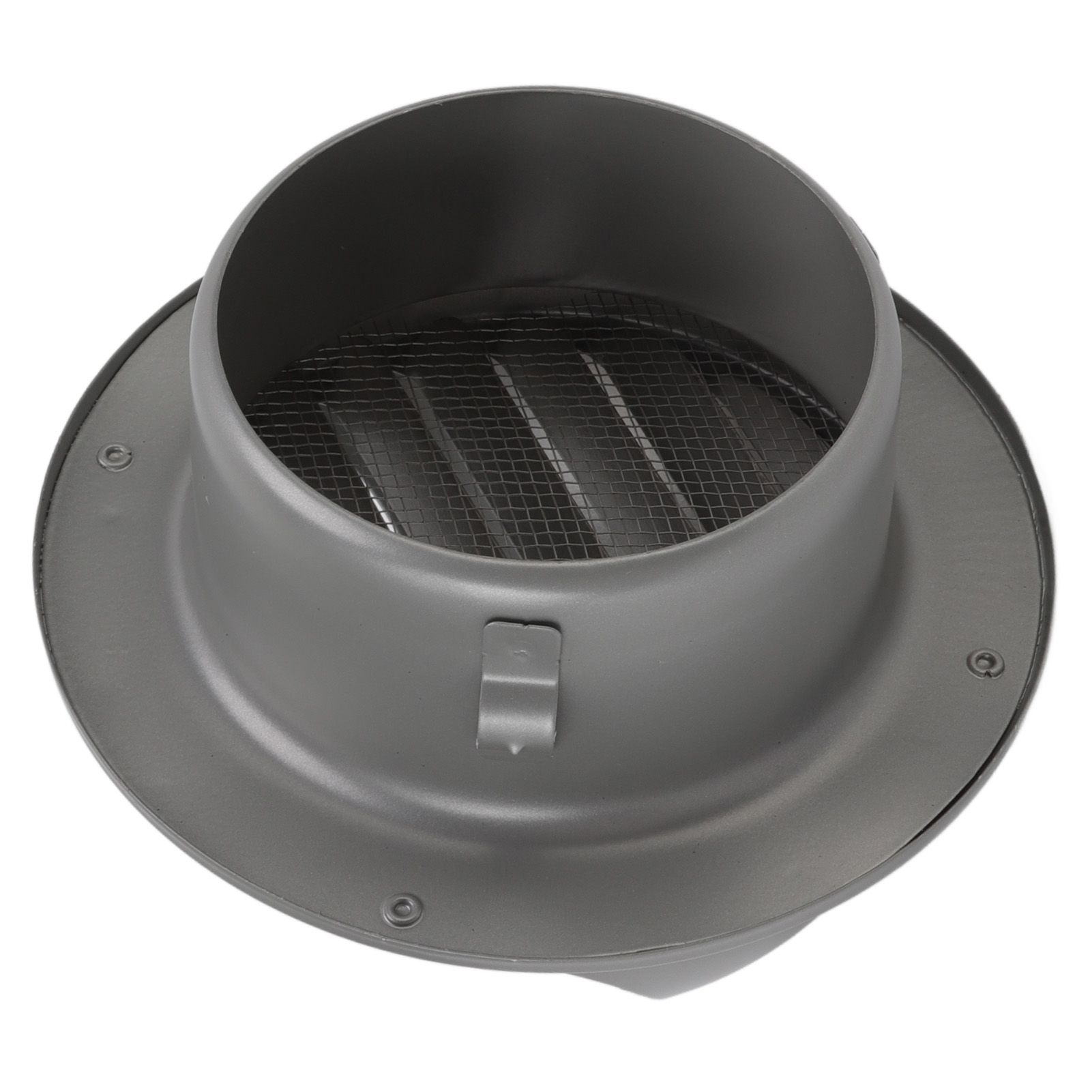 Stainless Steel Round Air Vent Louvered Cover Waterproof Windproof External view 4