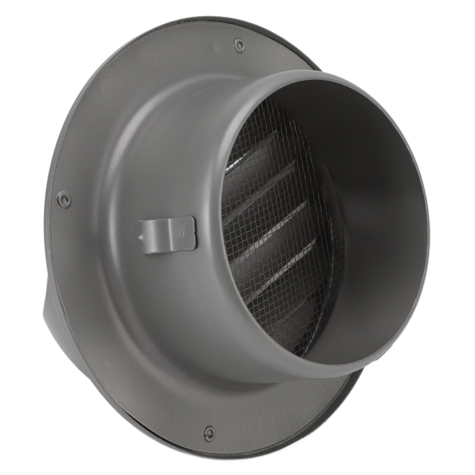 Stainless Steel Round Air Vent Louvered Cover Waterproof Windproof External view 5