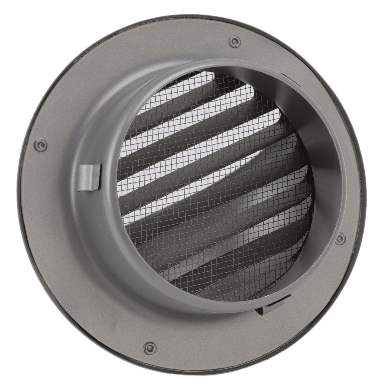 Stainless Steel Round Air Vent Louvered Cover Waterproof Windproof External view 10