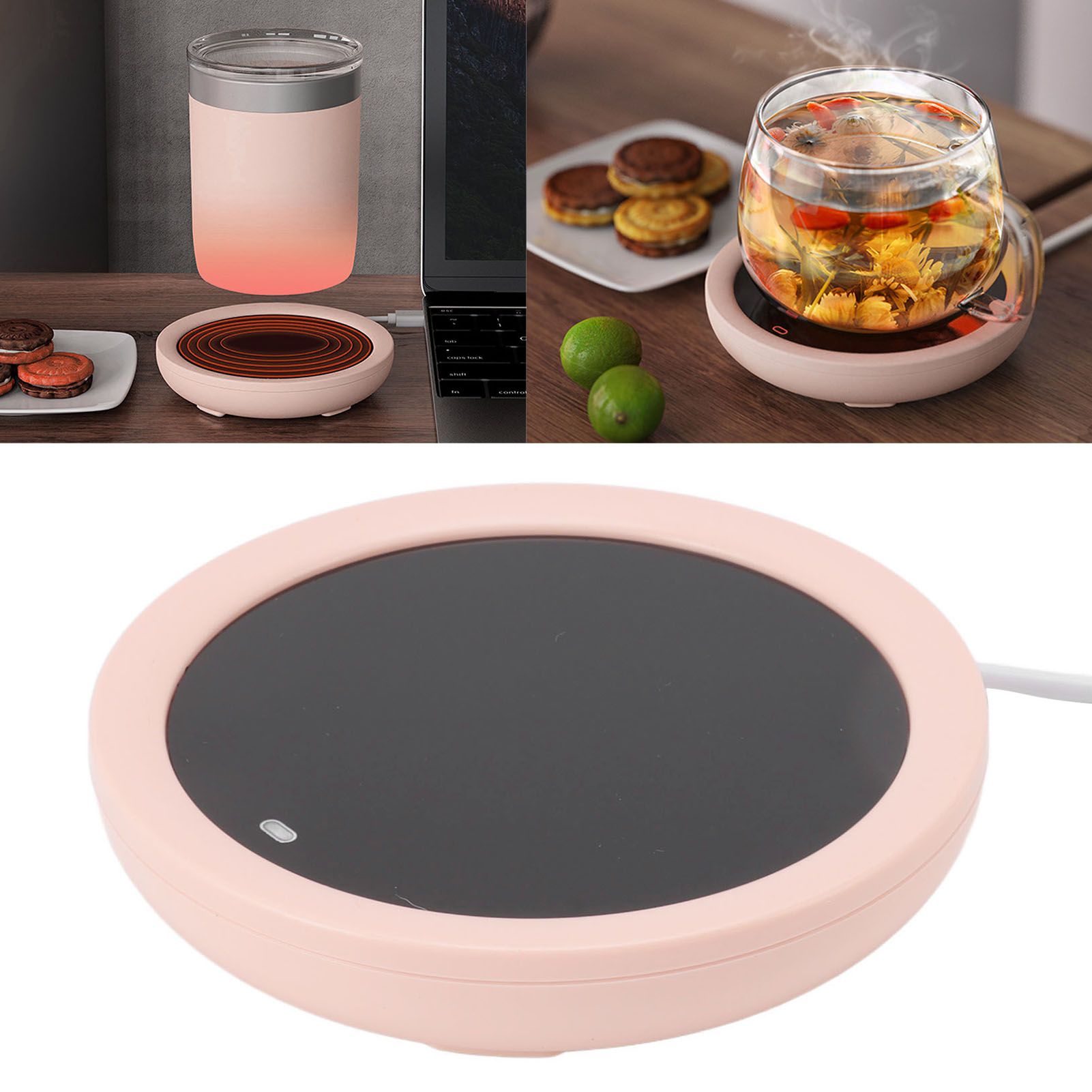 USB Coffee Mug Warmer Electric Gravity Switch 55 Celsius Degree Milk Heating view 11
