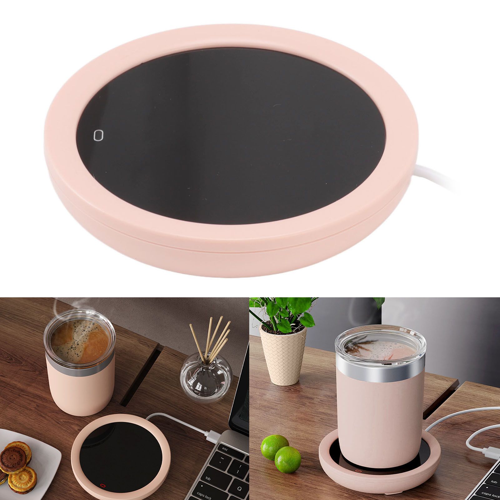 USB Coffee Mug Warmer Electric Gravity Switch 55 Celsius Degree Milk Heating view 12