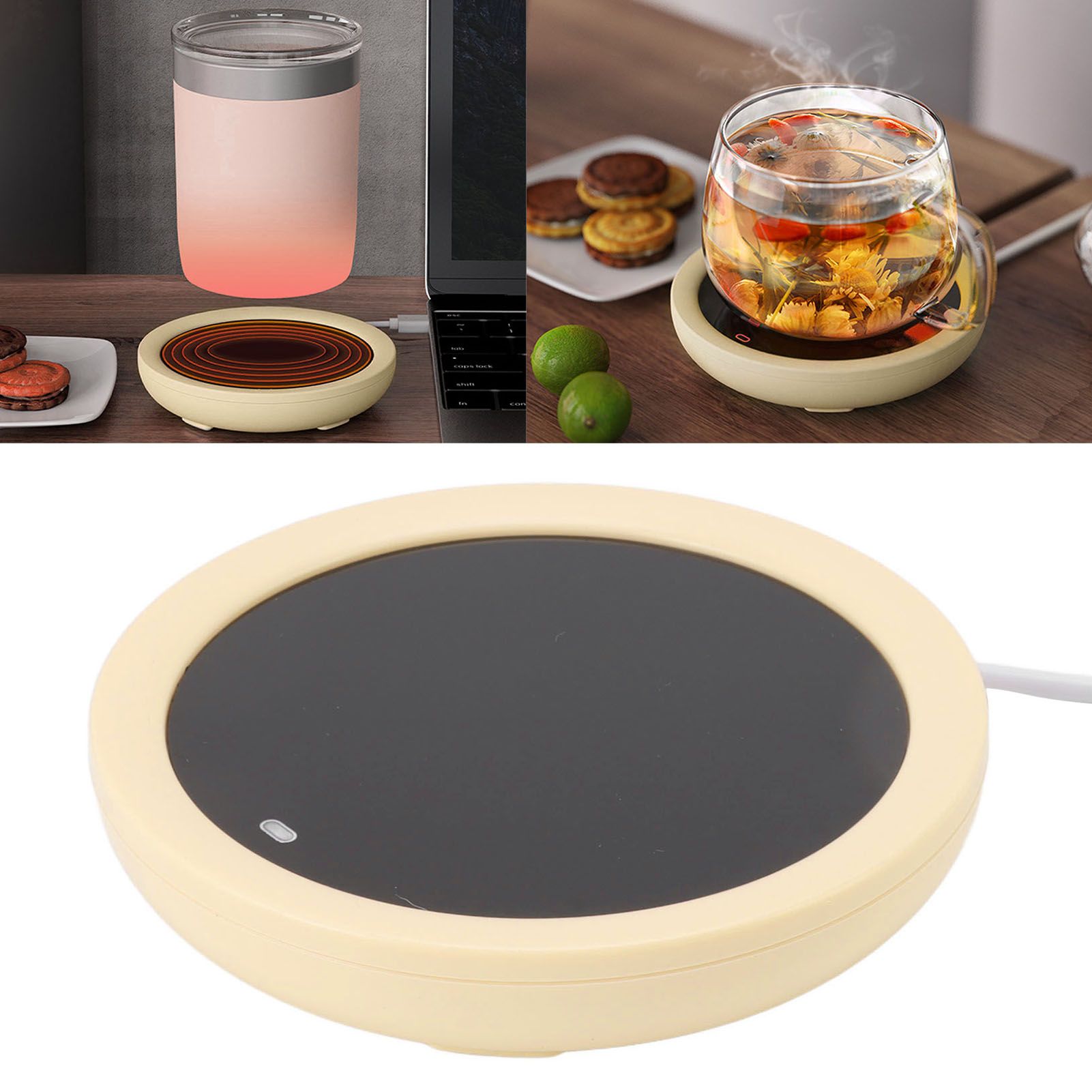 USB Coffee Mug Warmer Electric Gravity Switch 55 Celsius Degree Milk Heating view 11