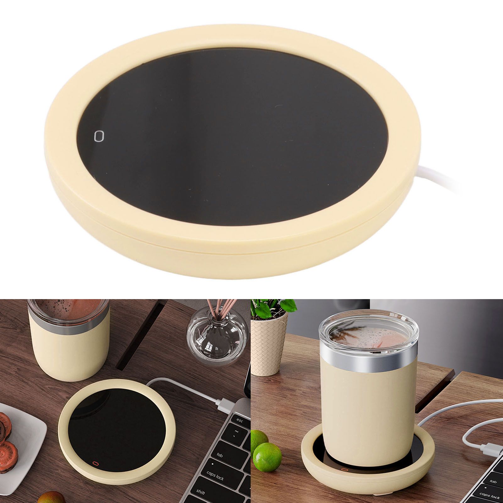 USB Coffee Mug Warmer Electric Gravity Switch 55 Celsius Degree Milk Heating view 12