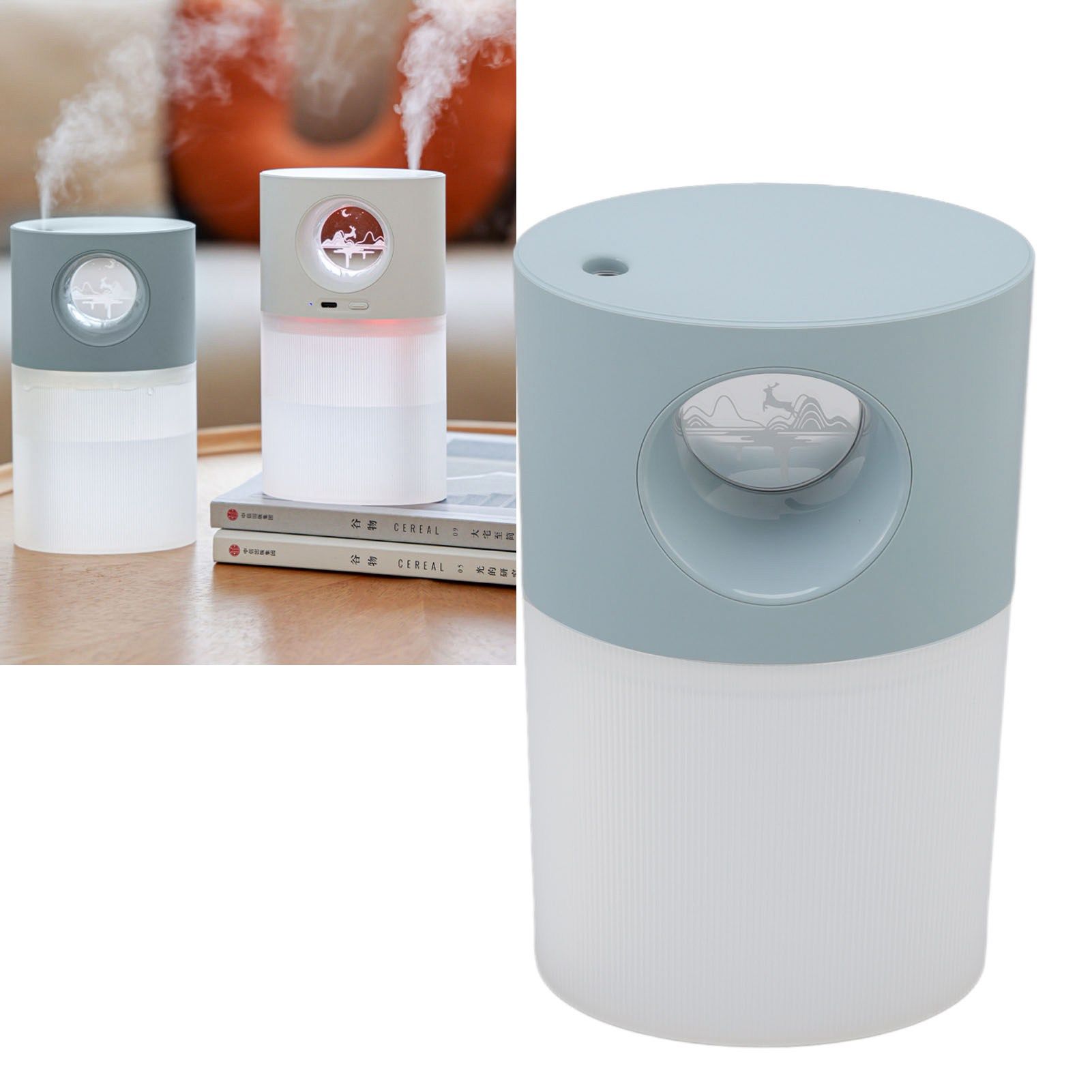 Mini Humidifier Quiet USB Rechargeable Fine Mist Portable Desktop Humidifier view 12