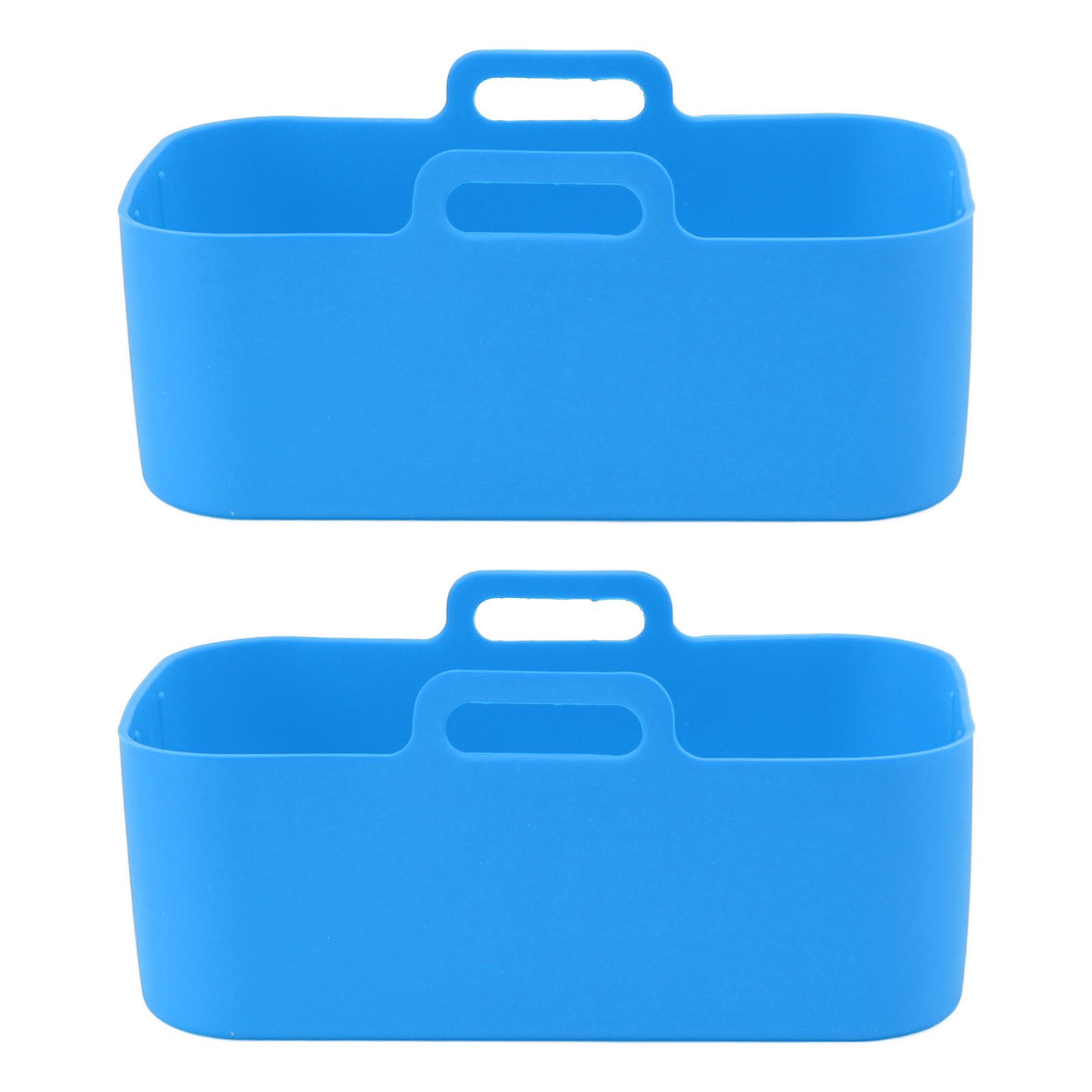 2 Sets Kitchen Fryer Silicone Basket and Mat Reusable Non Stick Rectangular view 6