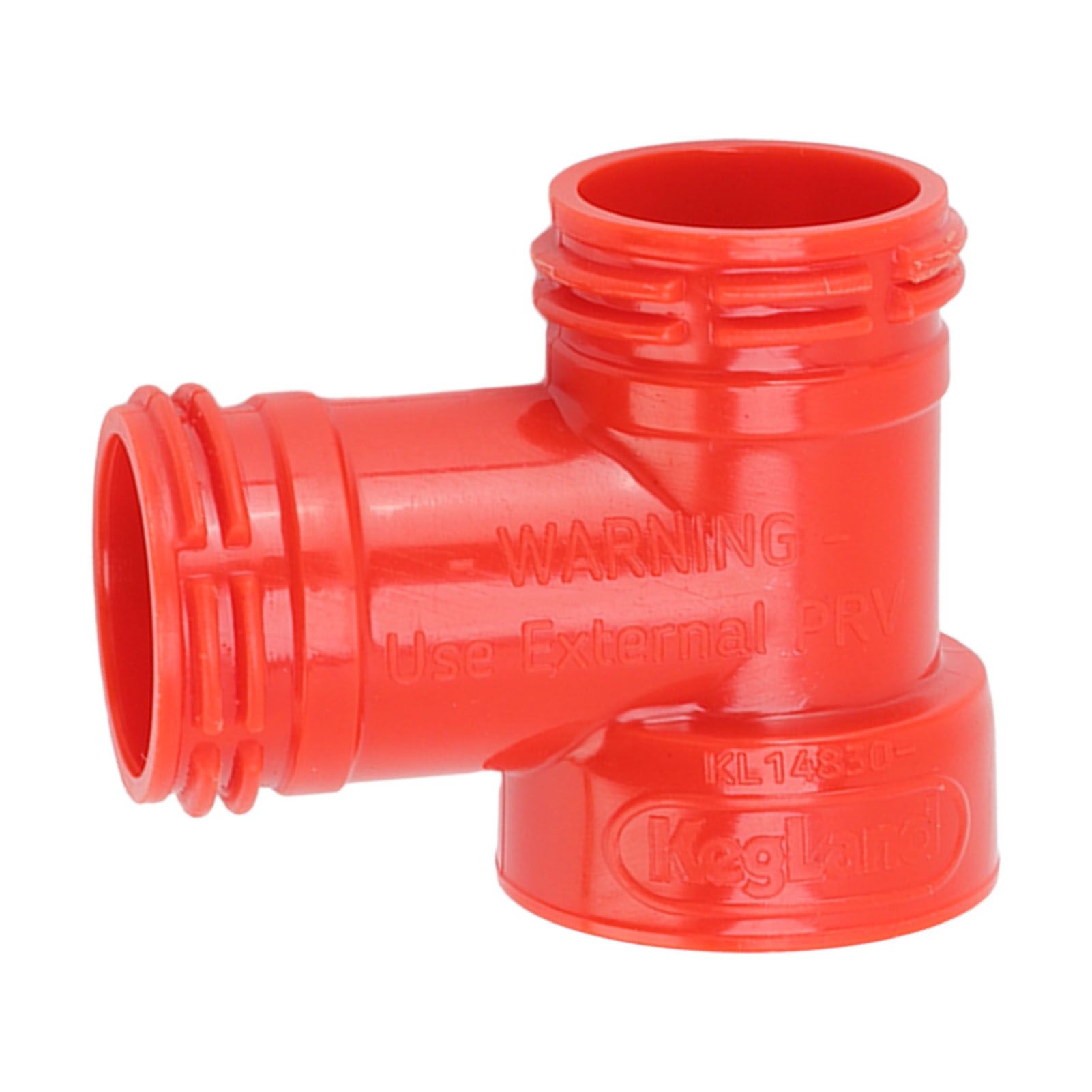 Beer Barrel Tee Adapter Plastic Carbonation Cap Tee Fitting Adapter Oxygen view 9