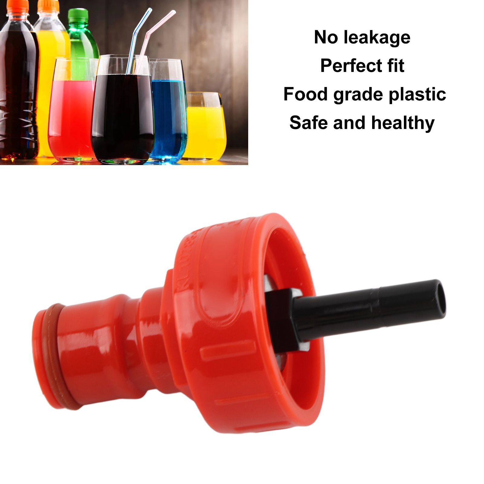 G1/4 Carbonation Cap Ball Lock Type Robust Lightweight ABS Carbonation PET view 15