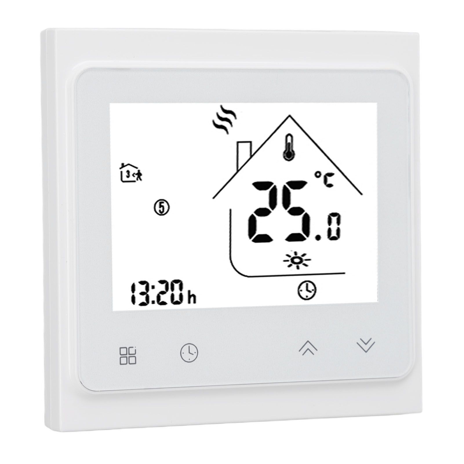 BHT 002GC Boiler Heating Programmable Thermostat Digital Touch Screen view 3