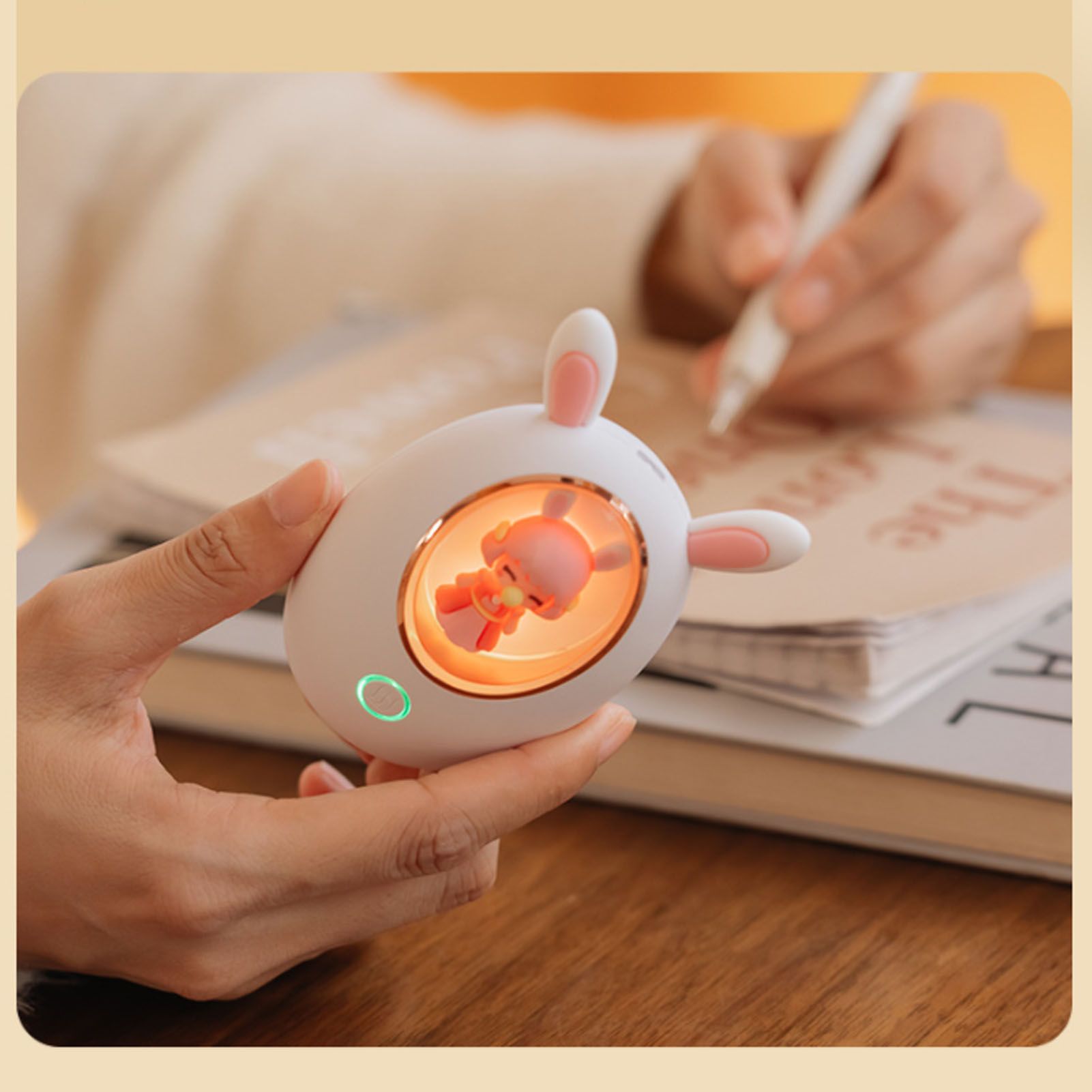 Rechargeable Hand Warmer USB 3000mAh Portable Electric Hand Warmer Power Bank view 12